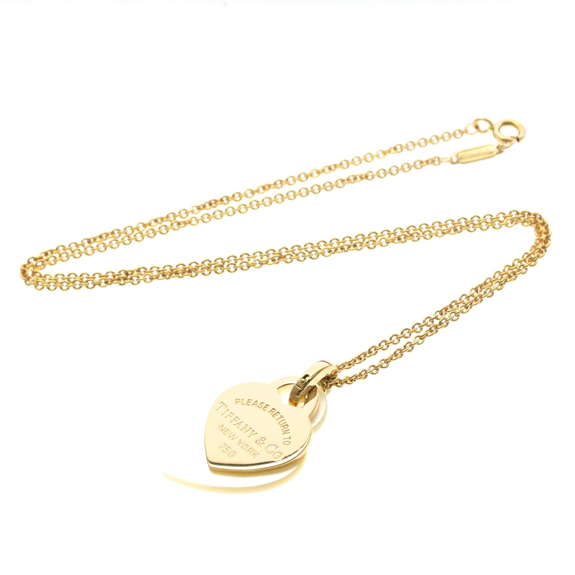 Tiffany & Co. Tiffany Return To Tiffany Pink Gold (18K) Mother Of Pearl Women,Men Fashion Pendant Necklace (Pink Gold) Size ONE SIZE - 15 Thumbnail