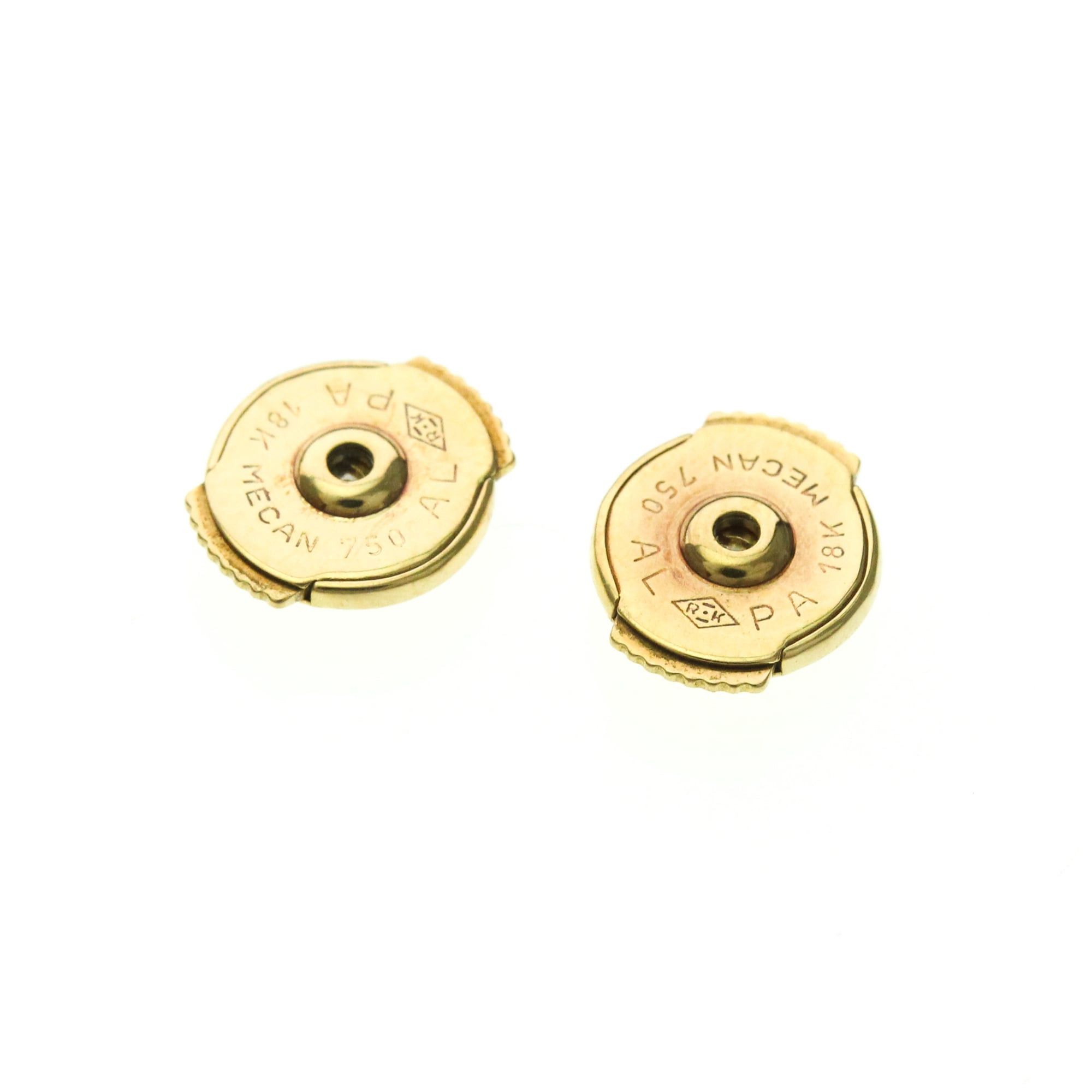 Van Cleef & Arpels Van Cleef & Arpels Sweet Alhambra Onyx Yellow Gold (18K) Stud Earrings Size ONE SIZE - 7 Thumbnail