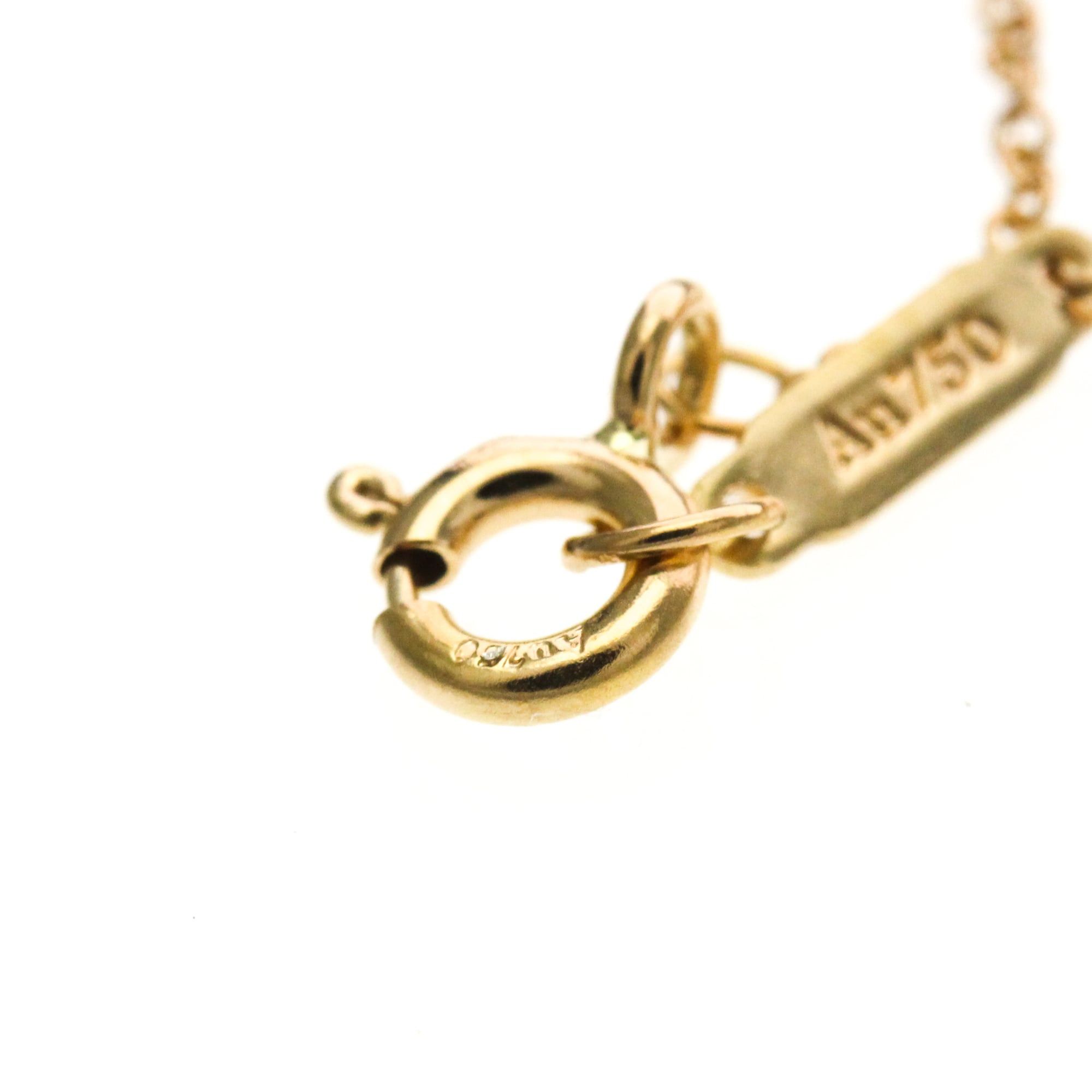 Tiffany & Co. Tiffany Heart Key Diamond Necklace Pink Gold (18K) Diamond Men,Women Fashion Pendant Necklace (Pink Gold) Size ONE SIZE - 10 Thumbnail