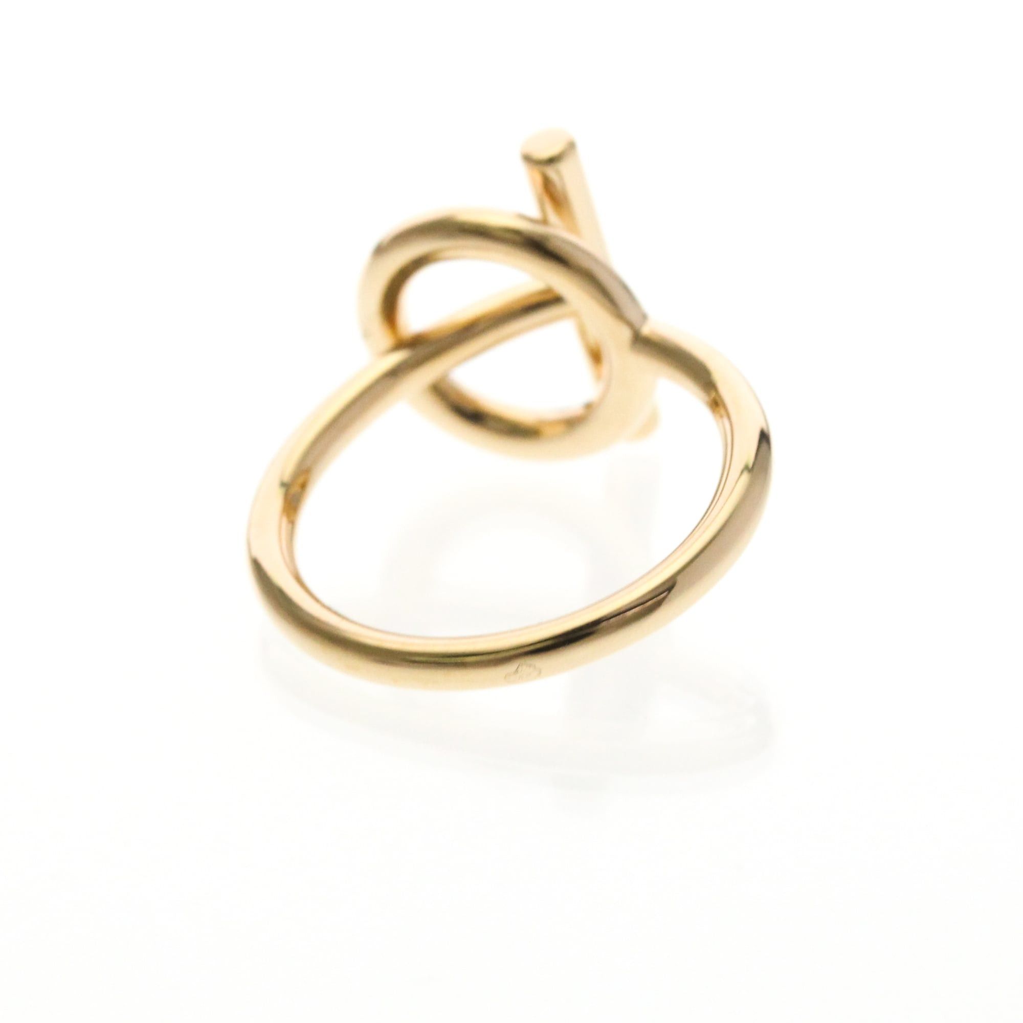 Hermes Hermes Echappé Diamond Ring Pink Gold (18K) Fashion Diamond Band Ring Pink Gold Size ONE SIZE - 3 Thumbnail