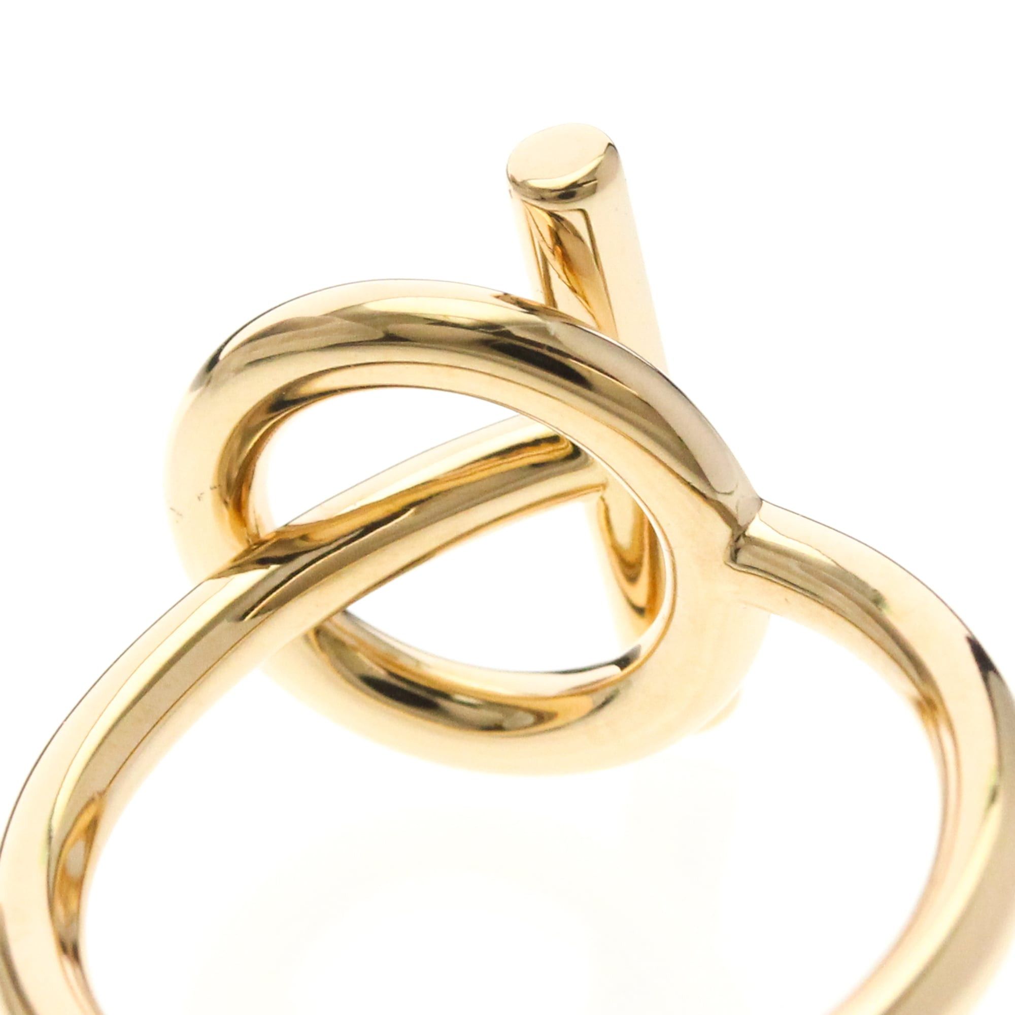 Hermes Hermes Echappé Diamond Ring Pink Gold (18K) Fashion Diamond Band Ring Pink Gold Size ONE SIZE - 7 Thumbnail