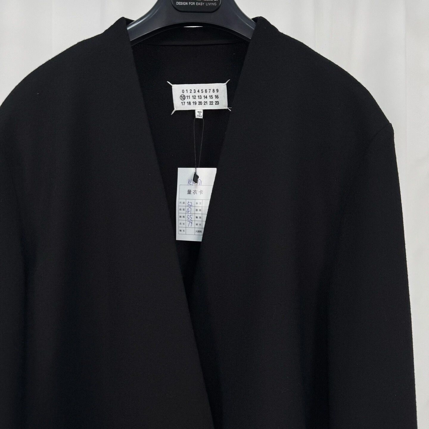 Maison Margiela Maison Margiela Collarless Wool Blazer 52 Size 42R - 4 Thumbnail