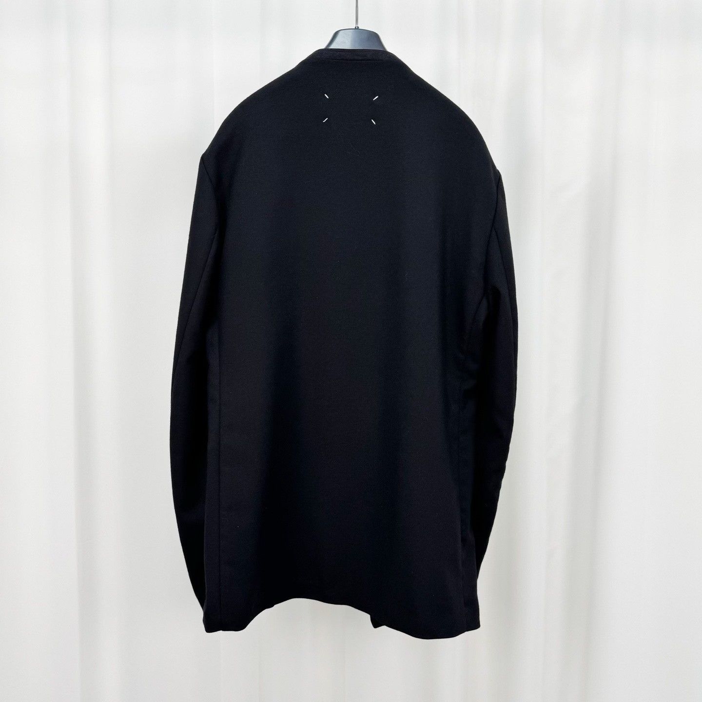 Maison Margiela Maison Margiela Collarless Wool Blazer 52 Size 42R - 3 Thumbnail