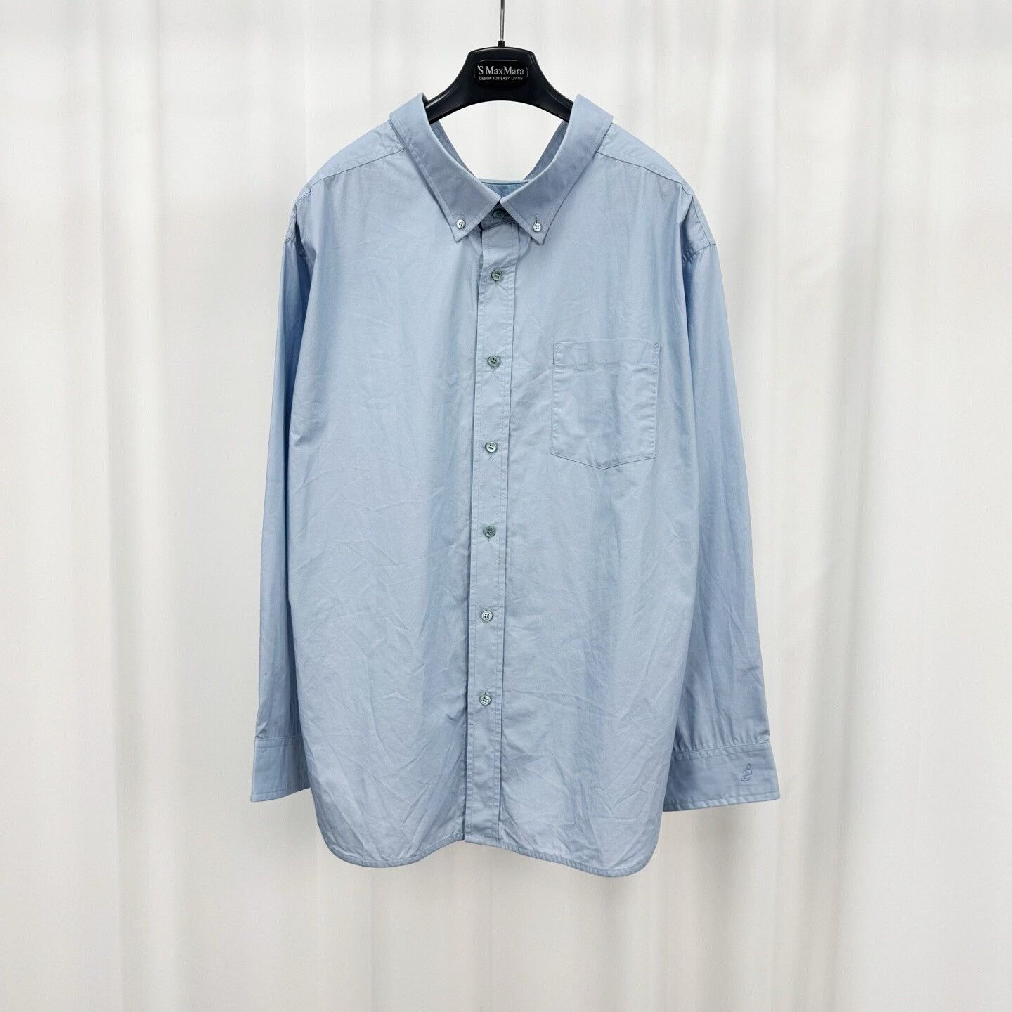 Balenciaga Balenciaga Embroidered Logo Button Up Shirt 36 Size US S / EU 44-46 / 1 - 2 Thumbnail