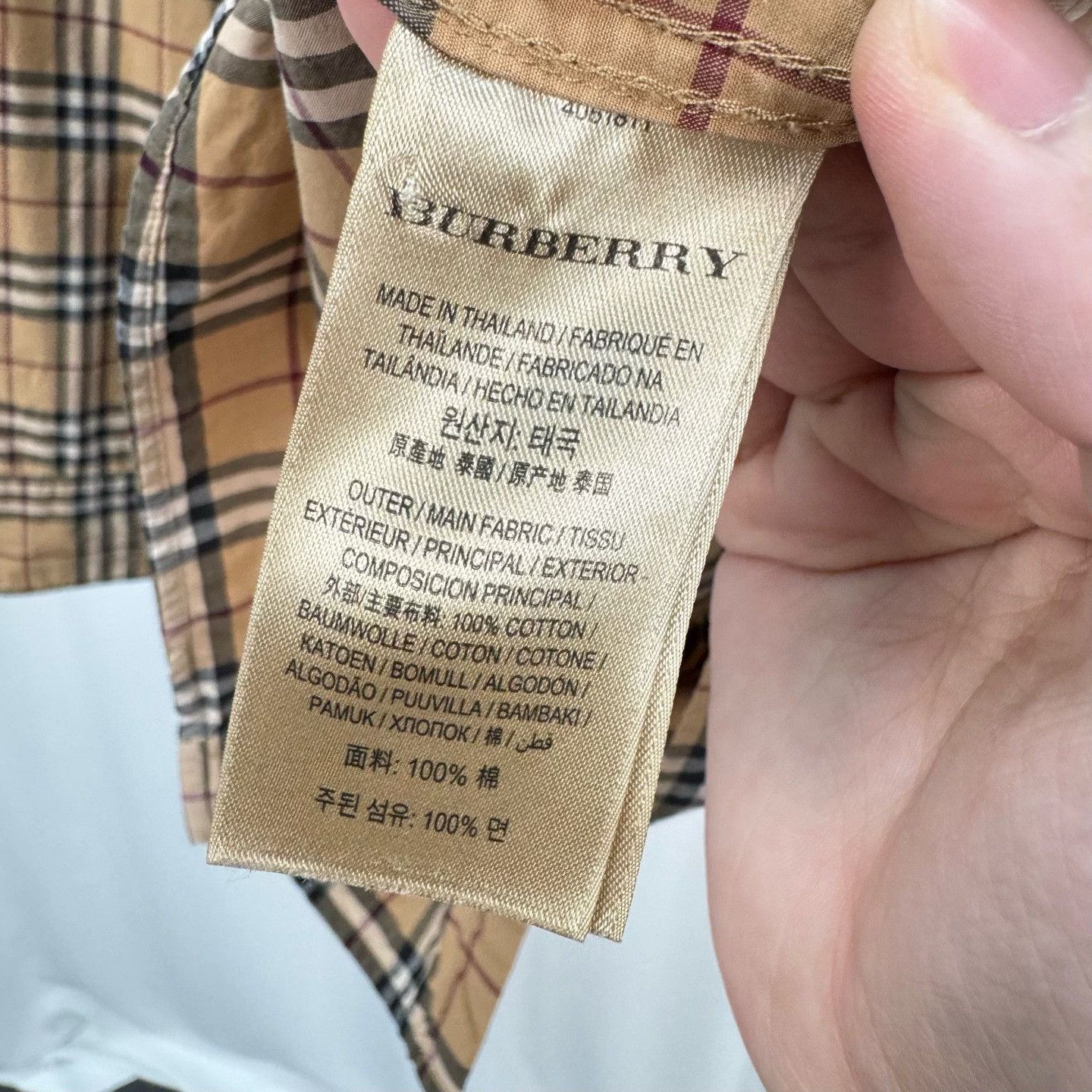 Burberry Burberry Classic Nova Check Shirt L Size US L / EU 52-54 / 3 - 7 Thumbnail