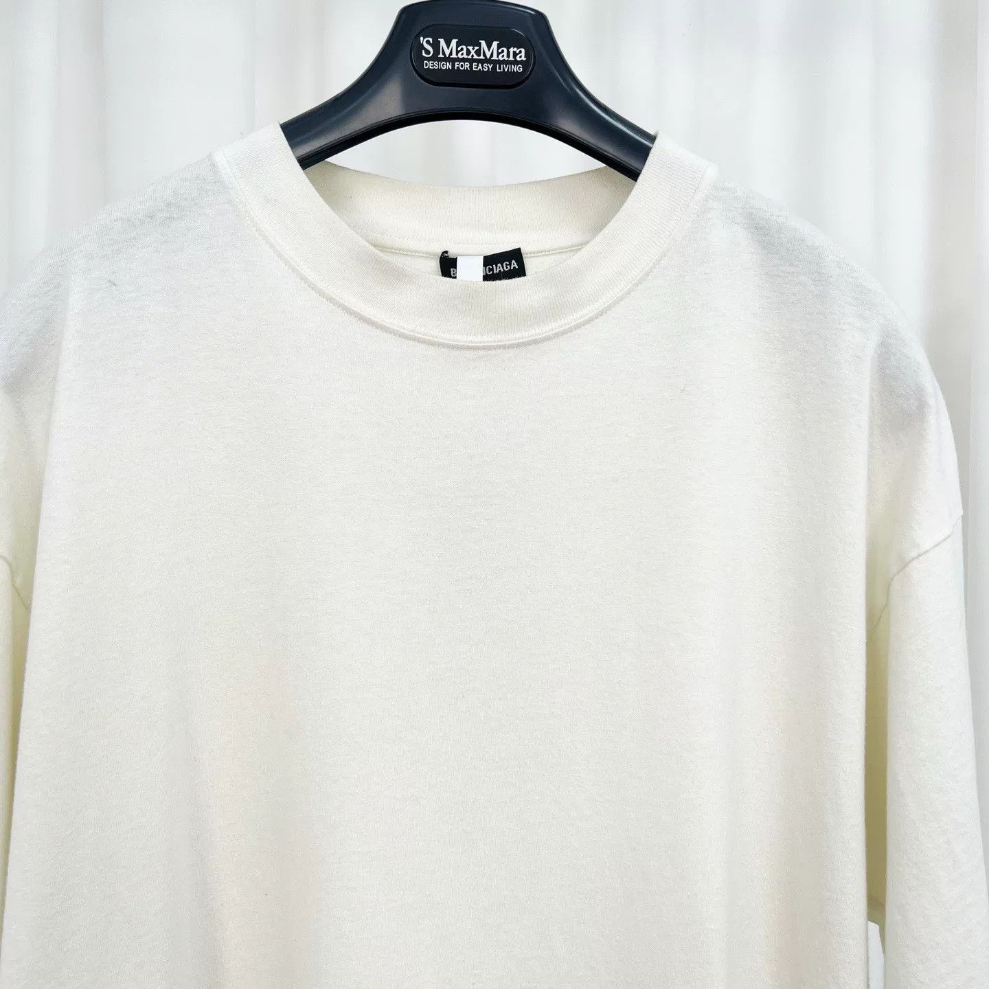 Balenciaga Balenciaga Embroidered Hem Logo T-Shirt Size XS Size US XS / EU 42 / 0 - 4 Thumbnail
