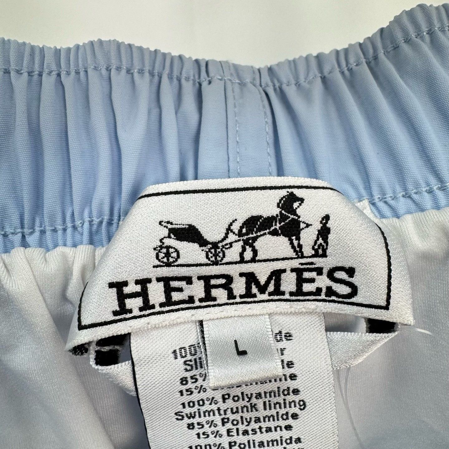 Hermes Hermes Blue Swim Shorts Size L Size US 34 / EU 50 - 6 Thumbnail