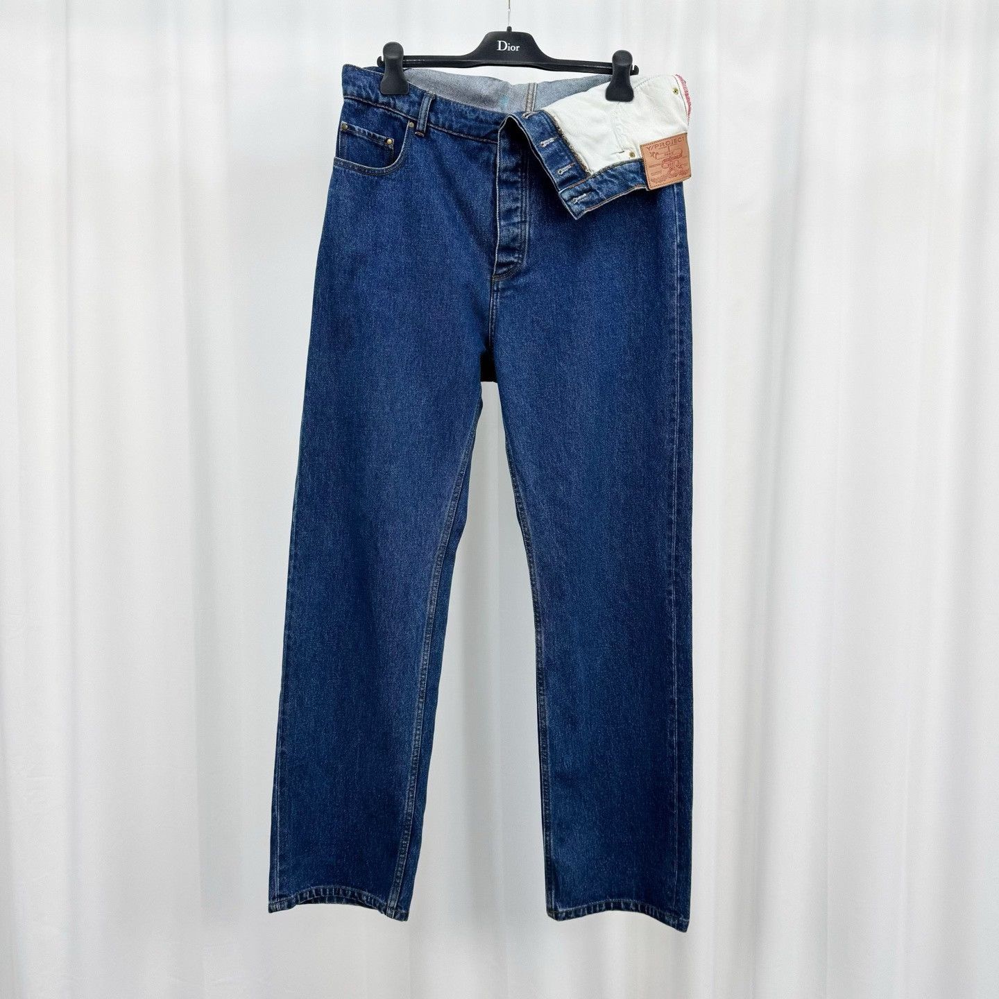 Y/Project Y/Project Asymmetric Waist Denim Jeans 36 Size US 36 / EU 52 - 2 Thumbnail
