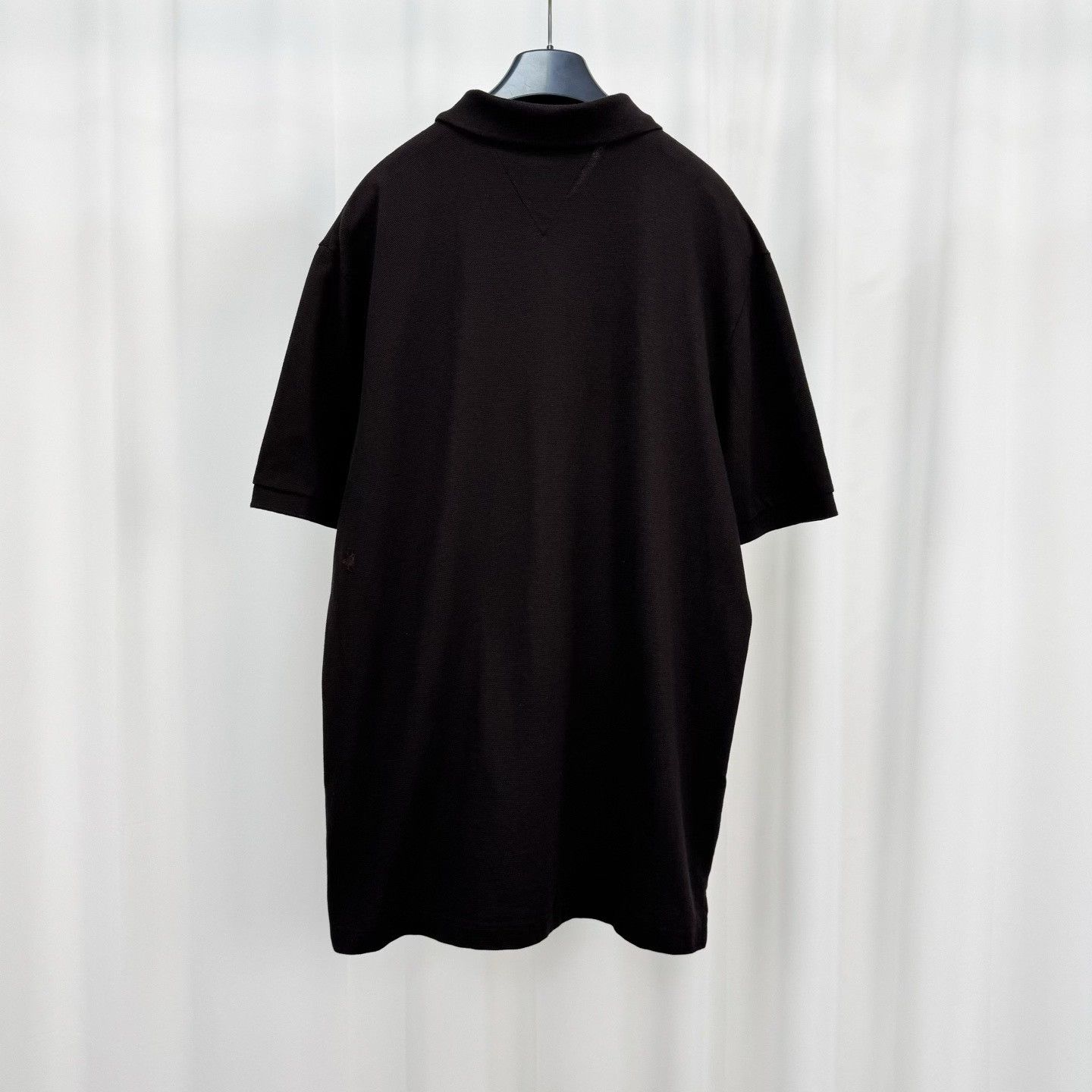 Bottega Veneta Bottega Veneta Brown Cotton Polo Shirt Size L Size US L / EU 52-54 / 3 - 3 Thumbnail