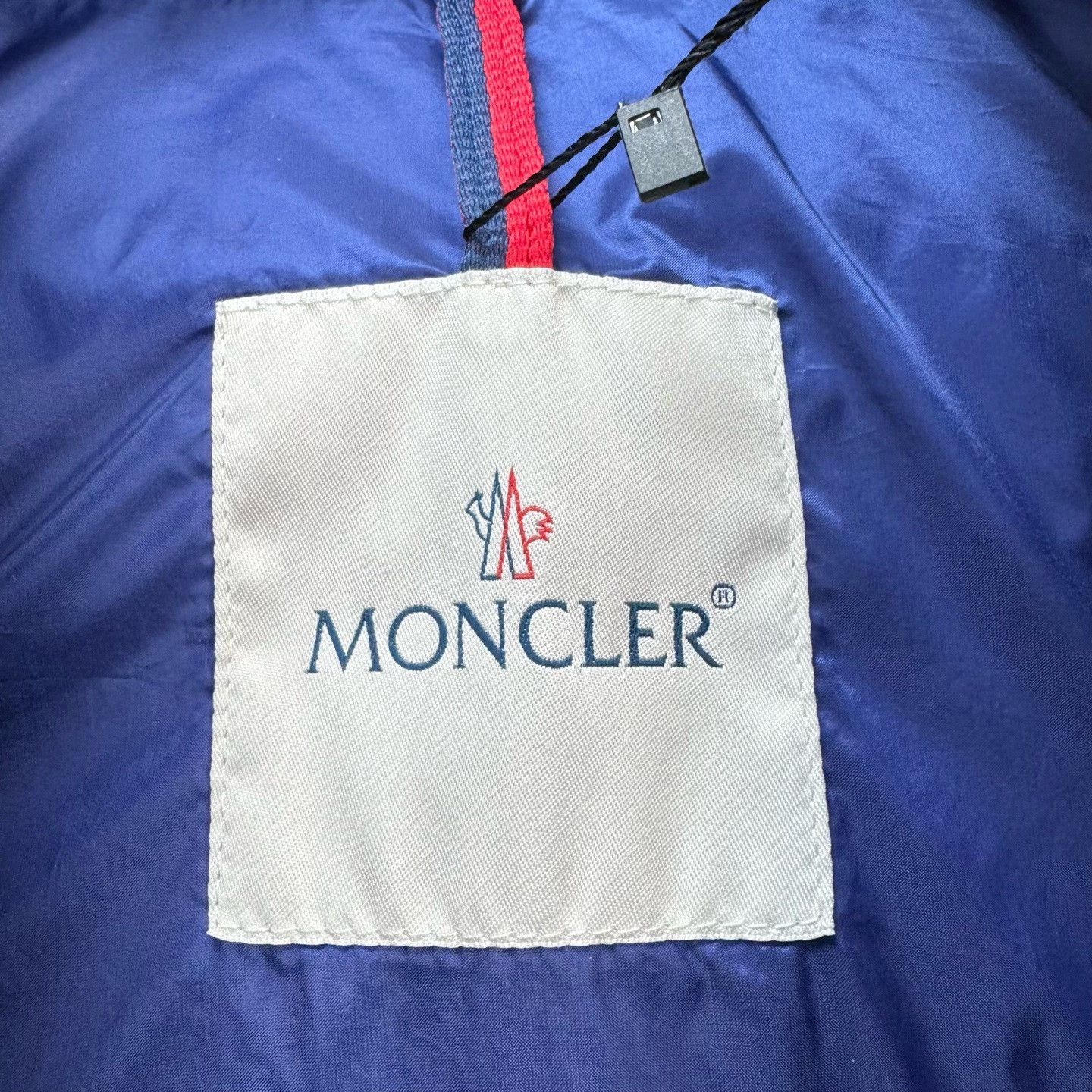 Moncler Moncler Logo Patch Hooded Puffer Jacket Blue Size 4 Size US XL / EU 56 / 4 - 8 Thumbnail