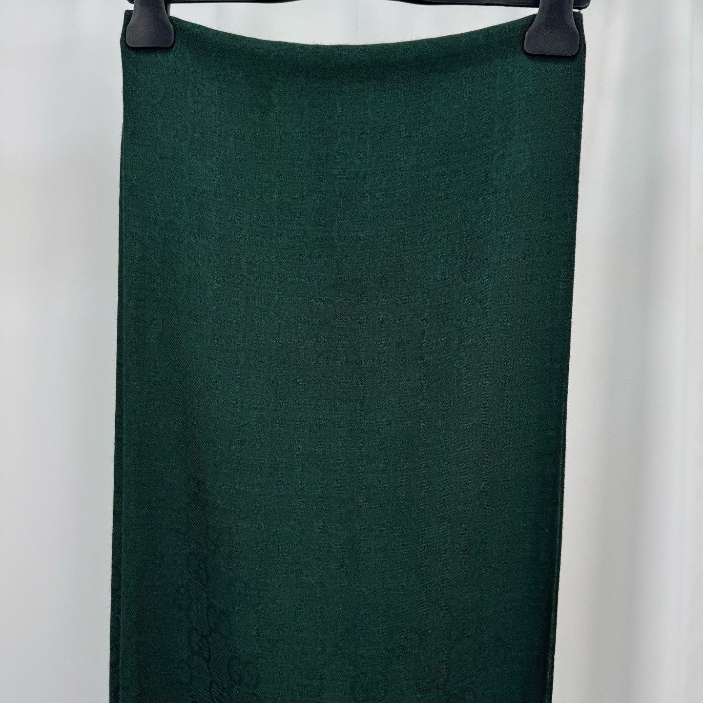 Gucci Gucci Monogram Silk Wool Scarf 70x190cm ONE SIZE Size ONE SIZE - 4 Thumbnail