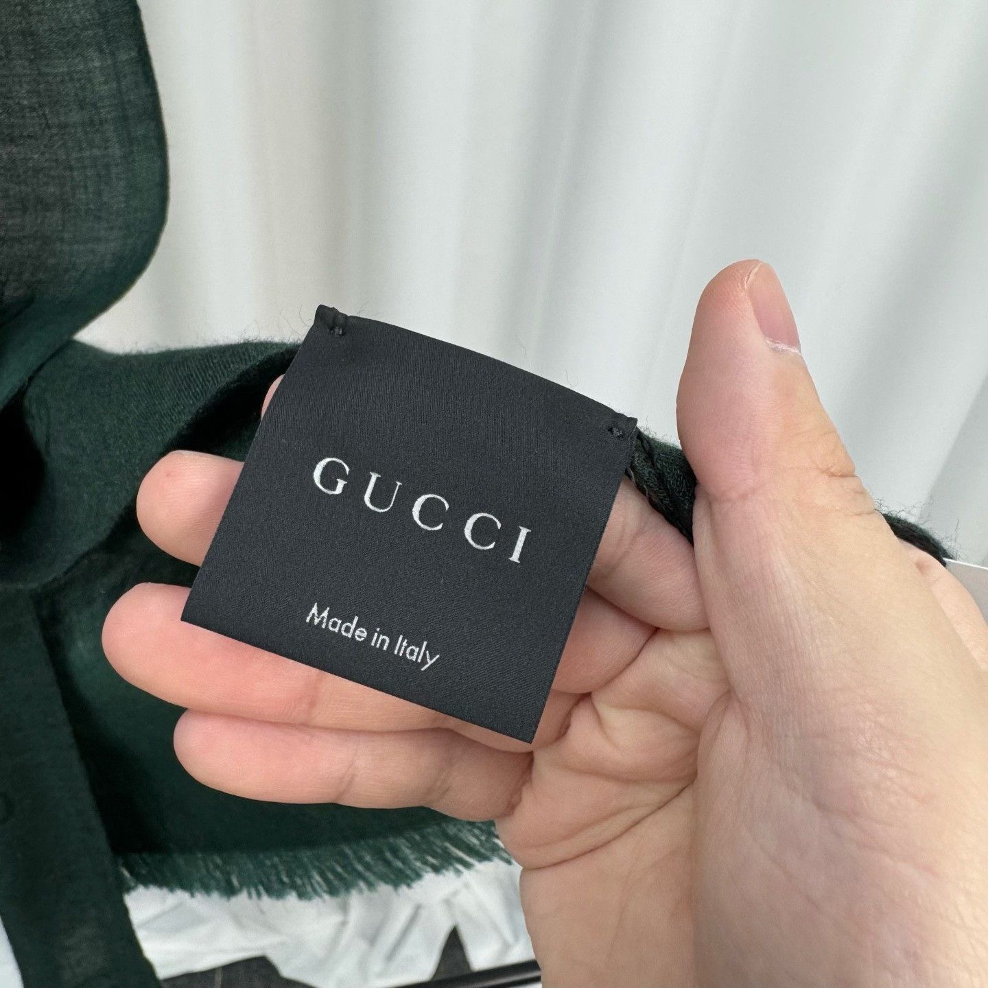 Gucci Gucci Monogram Silk Wool Scarf 70x190cm ONE SIZE Size ONE SIZE - 7 Thumbnail