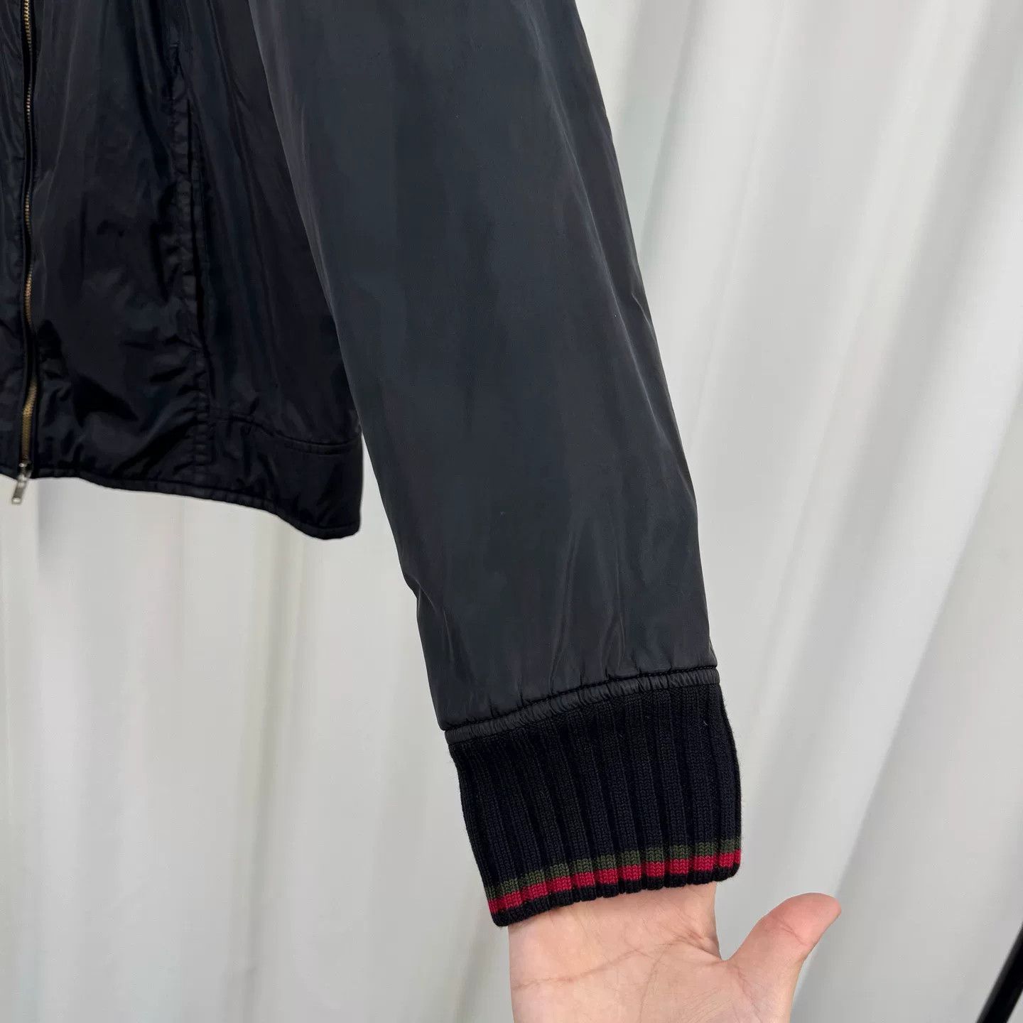 Gucci Gucci Web Stripe Padded Jacket Size 50 Size US M / EU 48-50 / 2 - 5 Thumbnail
