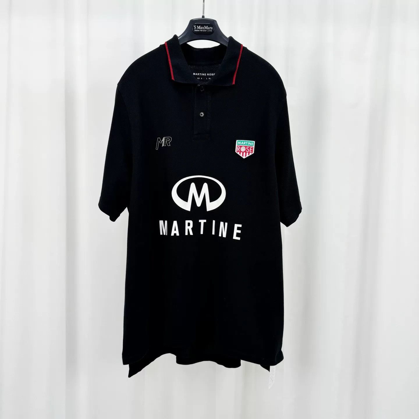 Martine Rose Martine Rose Graphic Print Polo Shirt Size M Size US M / EU 48-50 / 2 - 2 Thumbnail