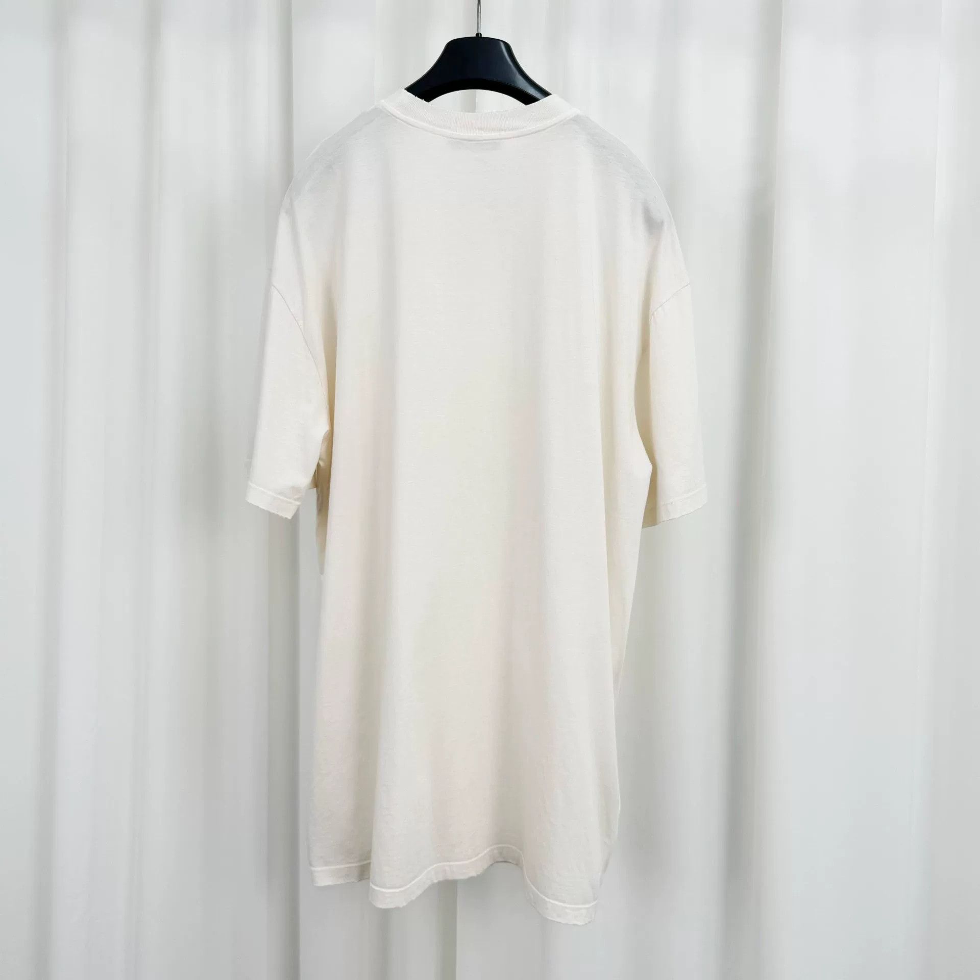 Prada Prada Distressed Collar Triangle Logo T-Shirt XS Size US XS / EU 42 / 0 - 3 Thumbnail