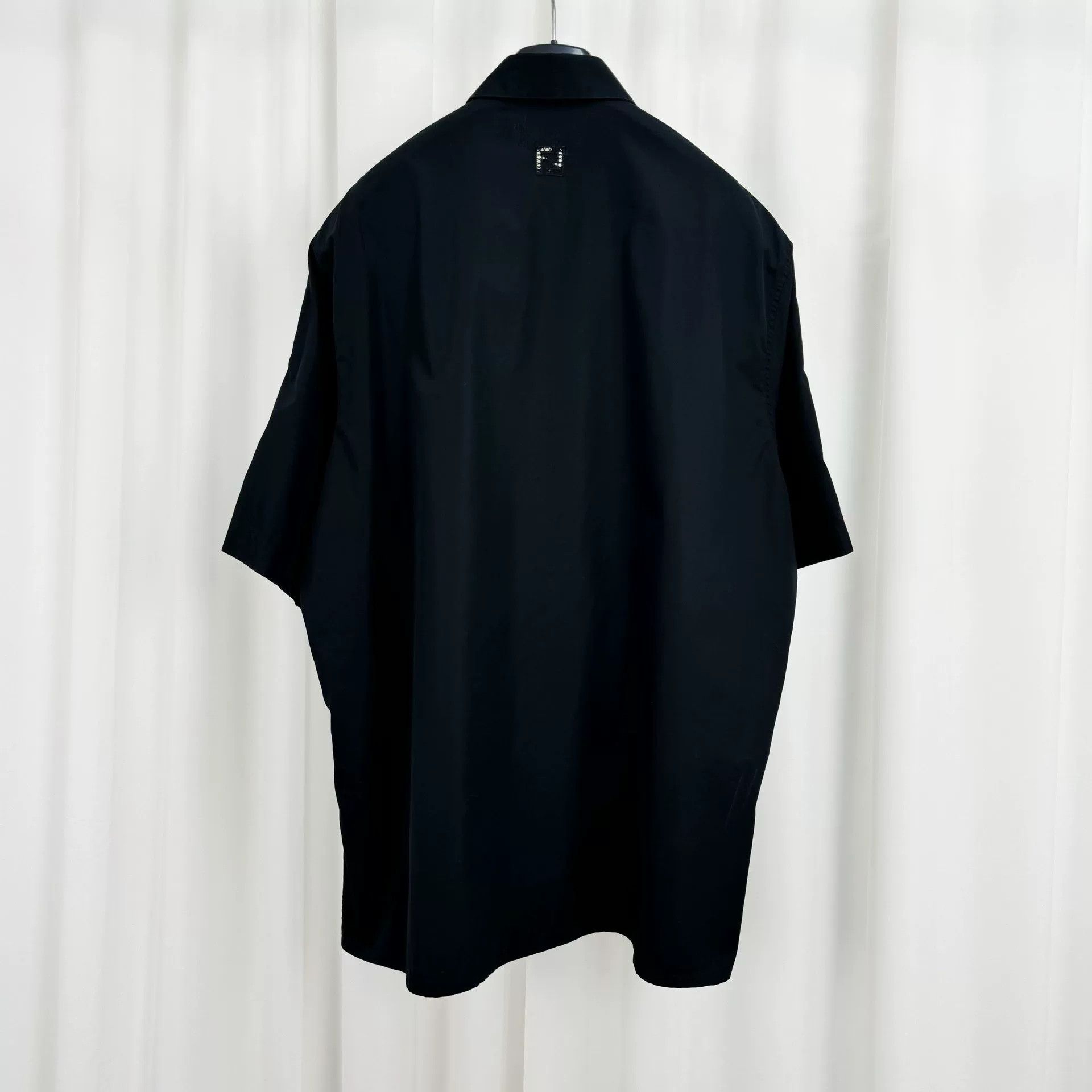 Fendi Fendi FF Logo Cutout Short Sleeve Shirt 40 Size US M / EU 48-50 / 2 - 3 Thumbnail