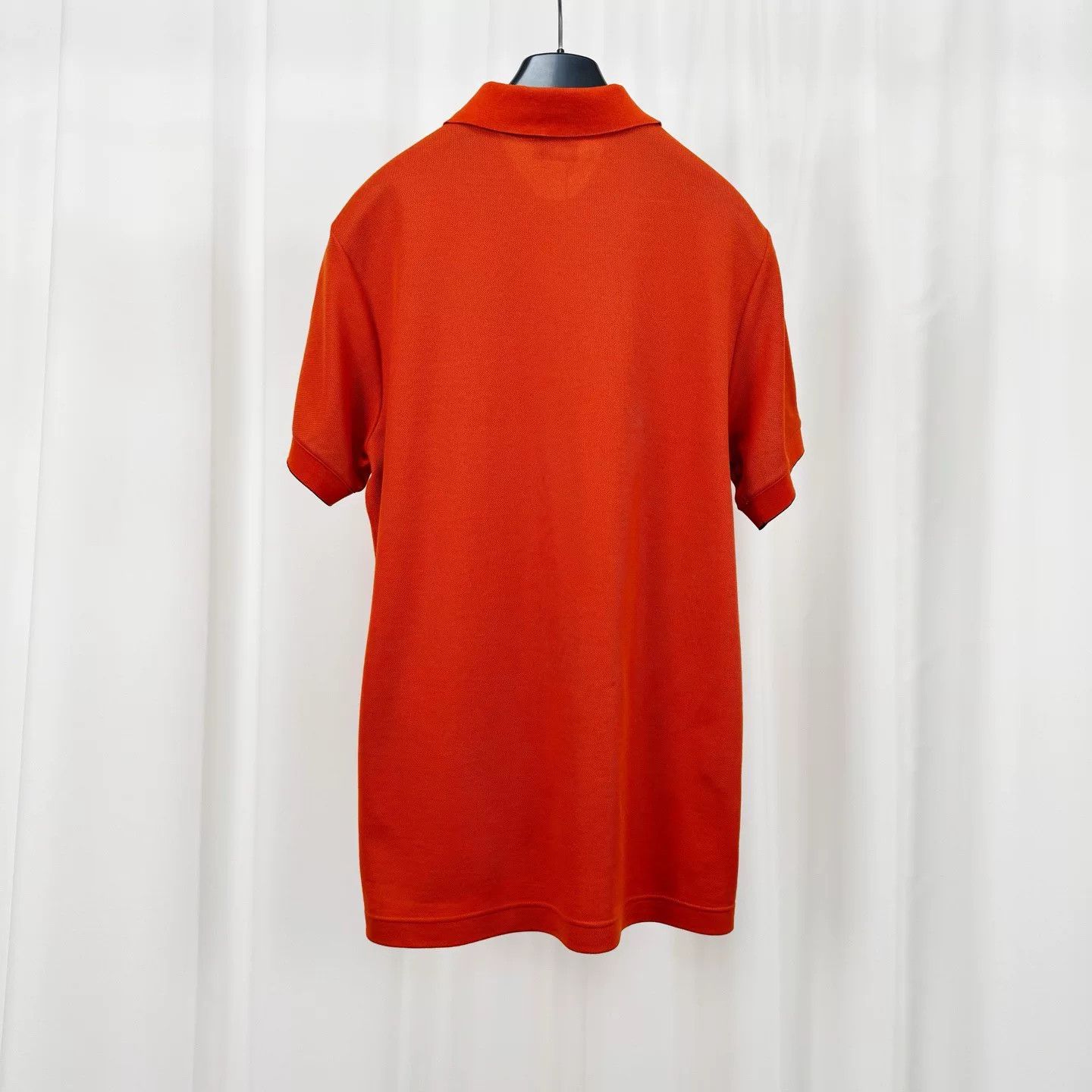 Hermes Hermes Orange Knit Polo Shirt Size M Size US M / EU 48-50 / 2 - 3 Thumbnail