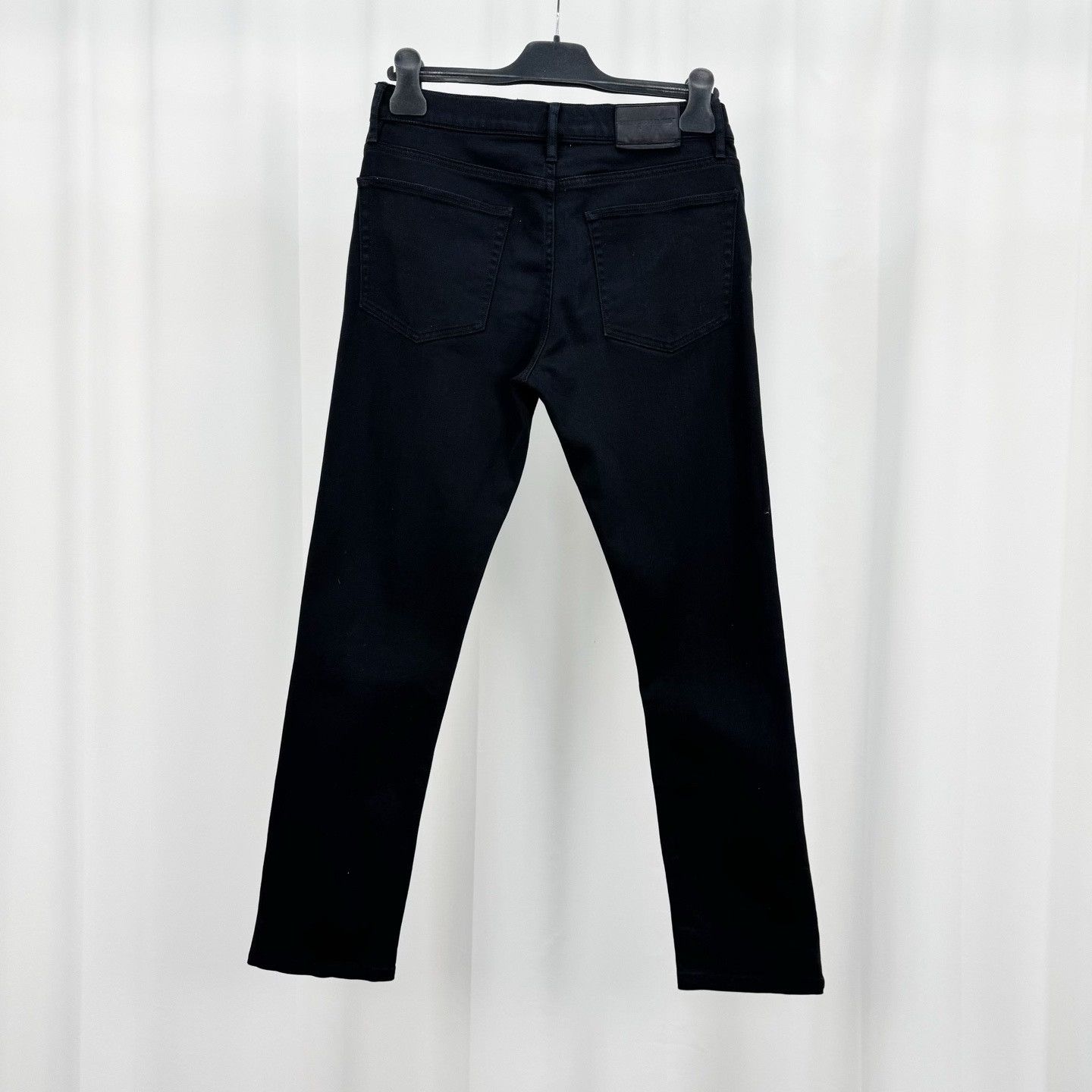 Burberry Burberry Brit Black Leather Patch Jeans W30 Size US 30 / EU 46 - 3 Thumbnail