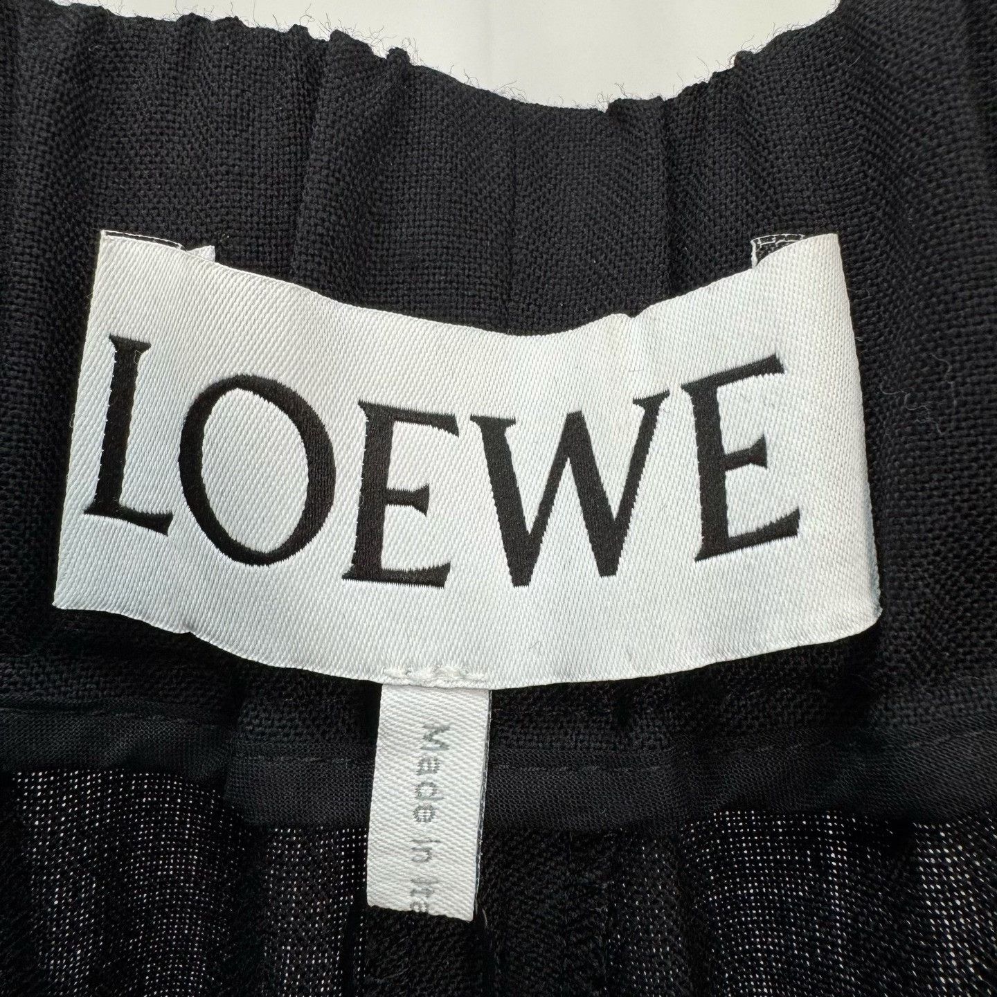 Loewe Loewe Black Wool Trousers Size S Size US 30 / EU 46 - 6 Thumbnail