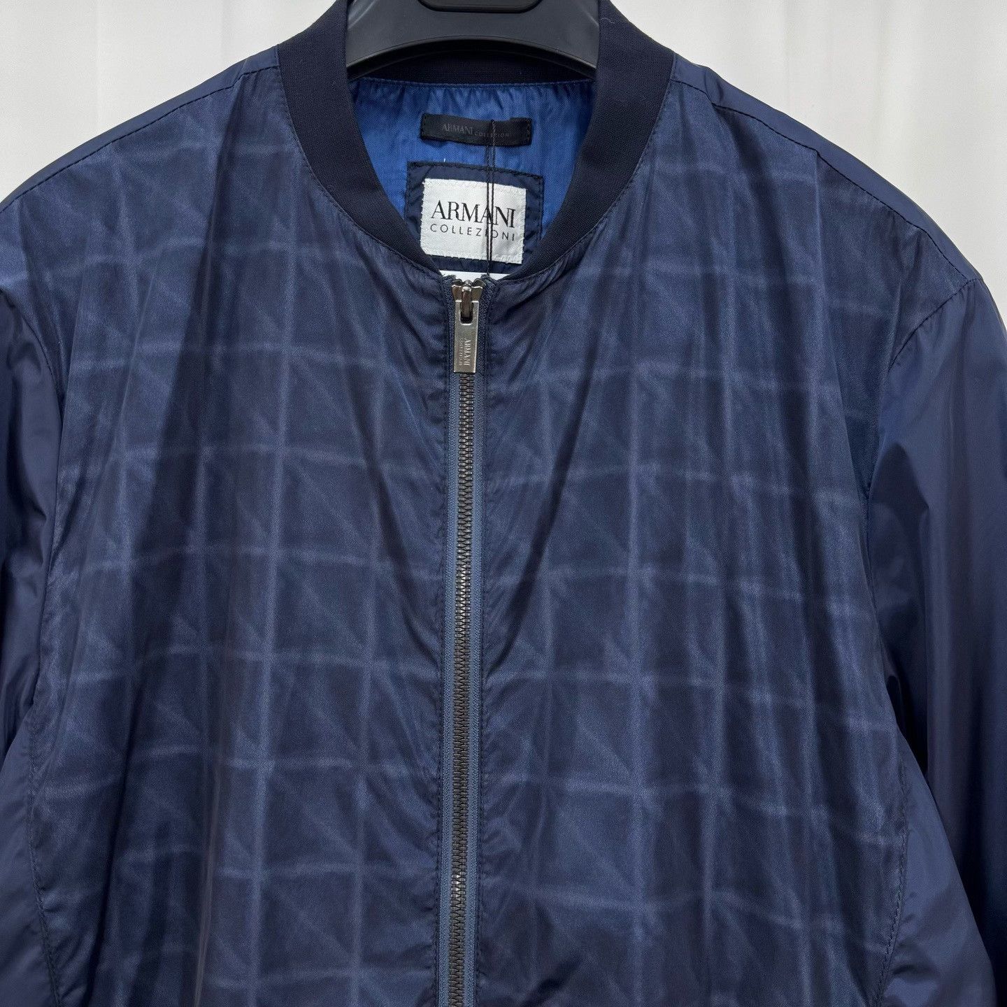 Armani Collezioni Armani Collezioni Water Repellent Grid Light Jacket 46 Size US S / EU 44-46 / 1 - 4 Thumbnail