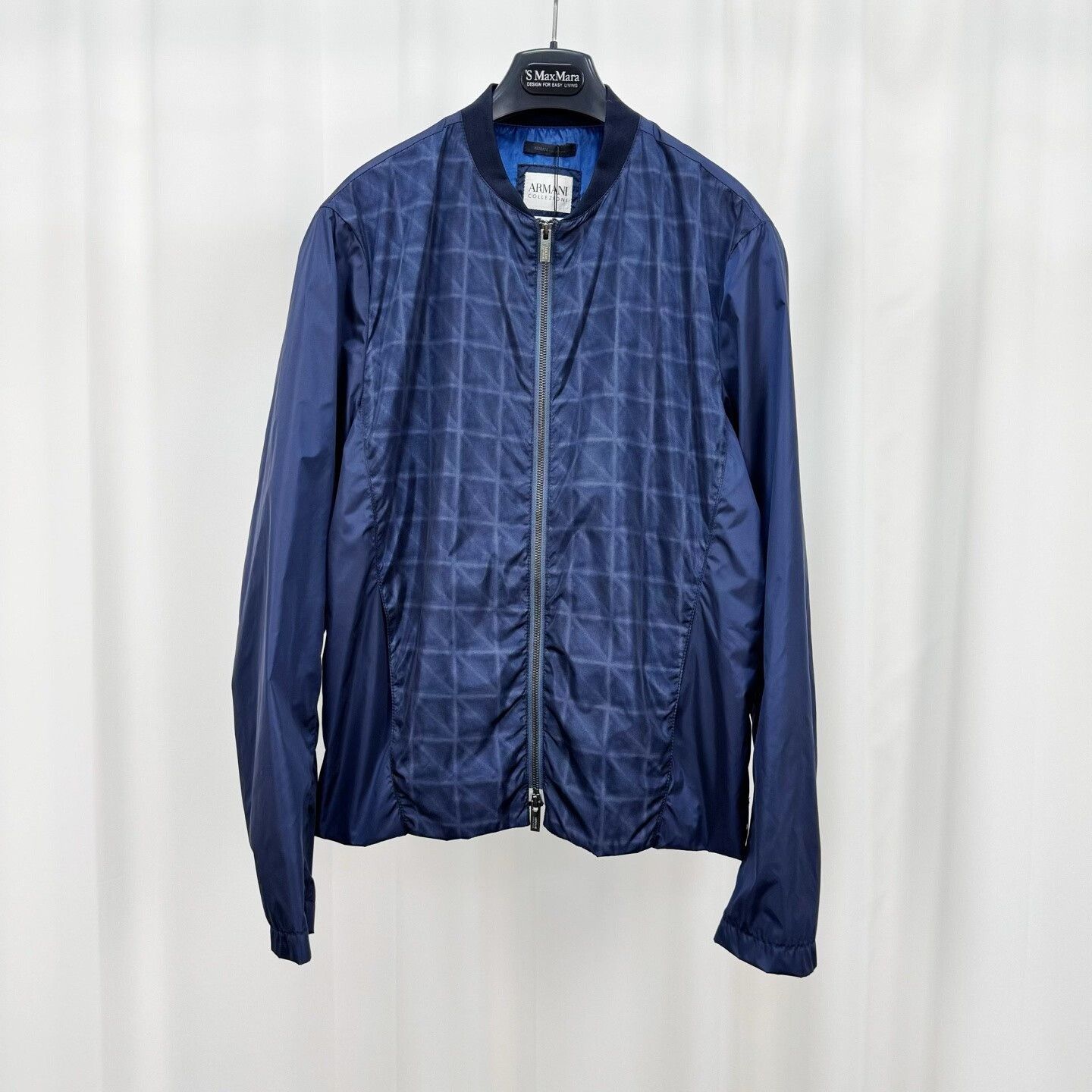 Armani Collezioni Armani Collezioni Water Repellent Grid Light Jacket 46 Size US S / EU 44-46 / 1 - 2 Thumbnail