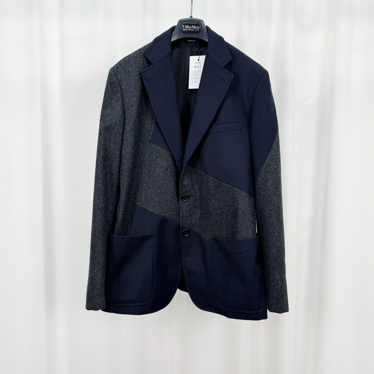 Hermes Hermes Panelled Wool Blazer Size 50 Size 40R - 2 Thumbnail