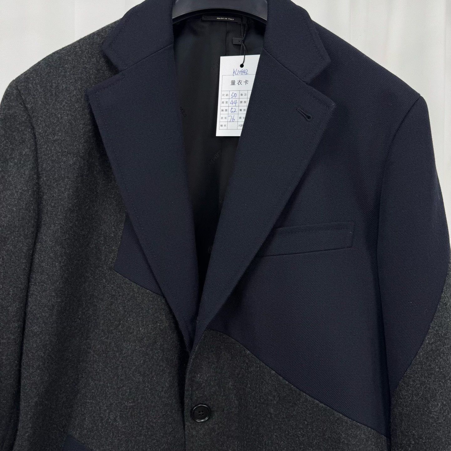 Hermes Hermes Panelled Wool Blazer Size 50 Size 40R - 4 Thumbnail