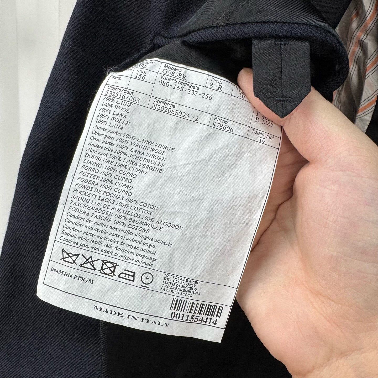 Hermes Hermes Panelled Wool Blazer Size 50 Size 40R - 7 Thumbnail