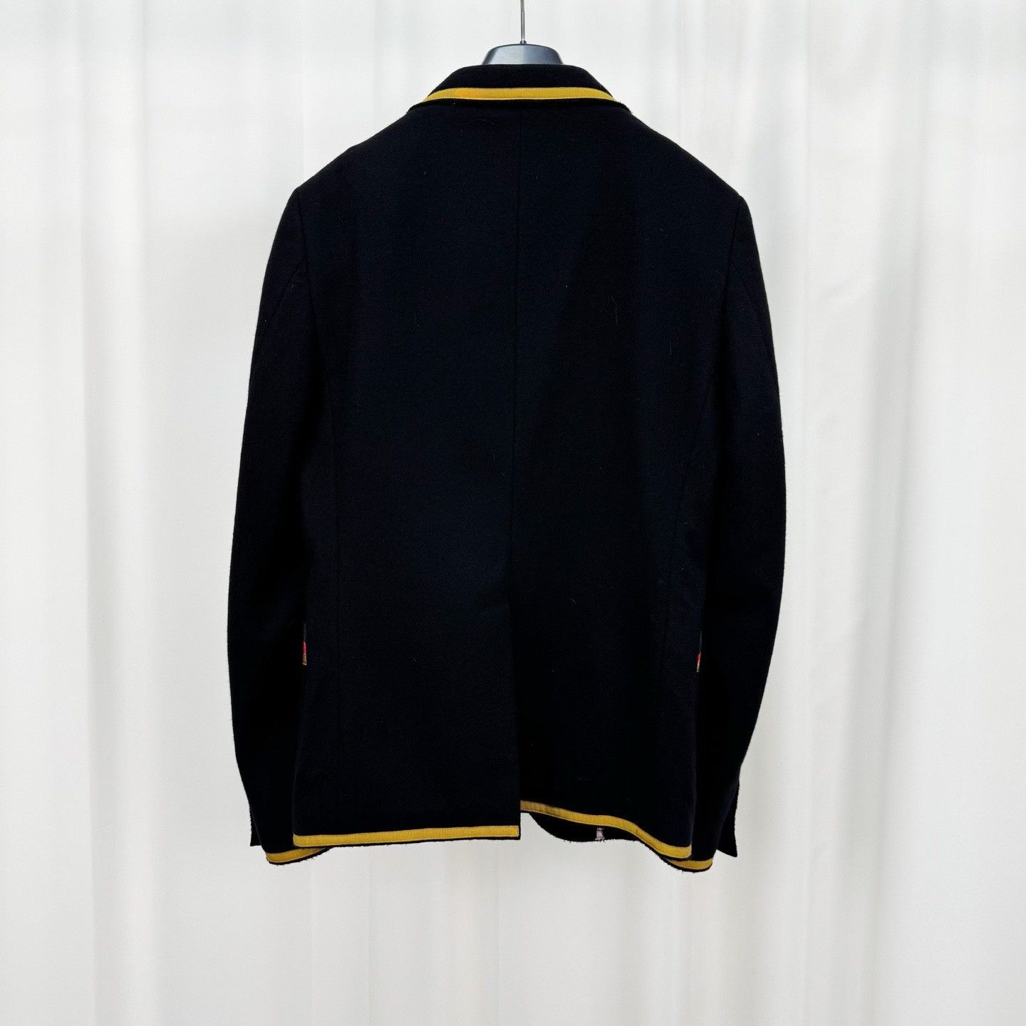 Gucci Gucci Bee Crest Trim Wool Blazer Size 44R Size 34R - 3 Thumbnail