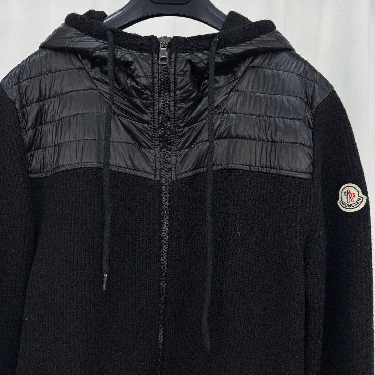 Moncler Moncler Knit Hybrid Down Cardigan Jacket Size M Size US M / EU 48-50 / 2 - 4 Thumbnail