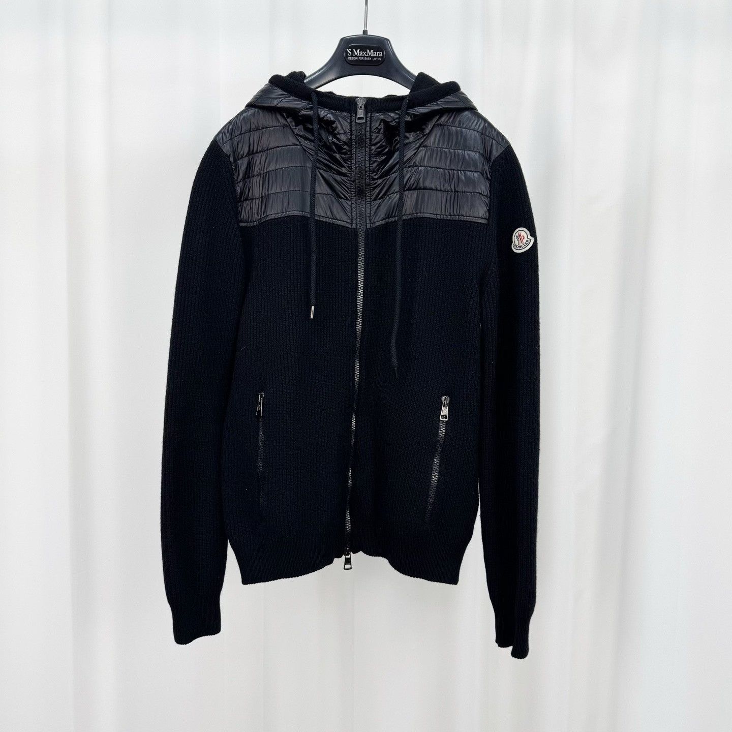 Moncler Moncler Knit Hybrid Down Cardigan Jacket Size M Size US M / EU 48-50 / 2 - 2 Thumbnail