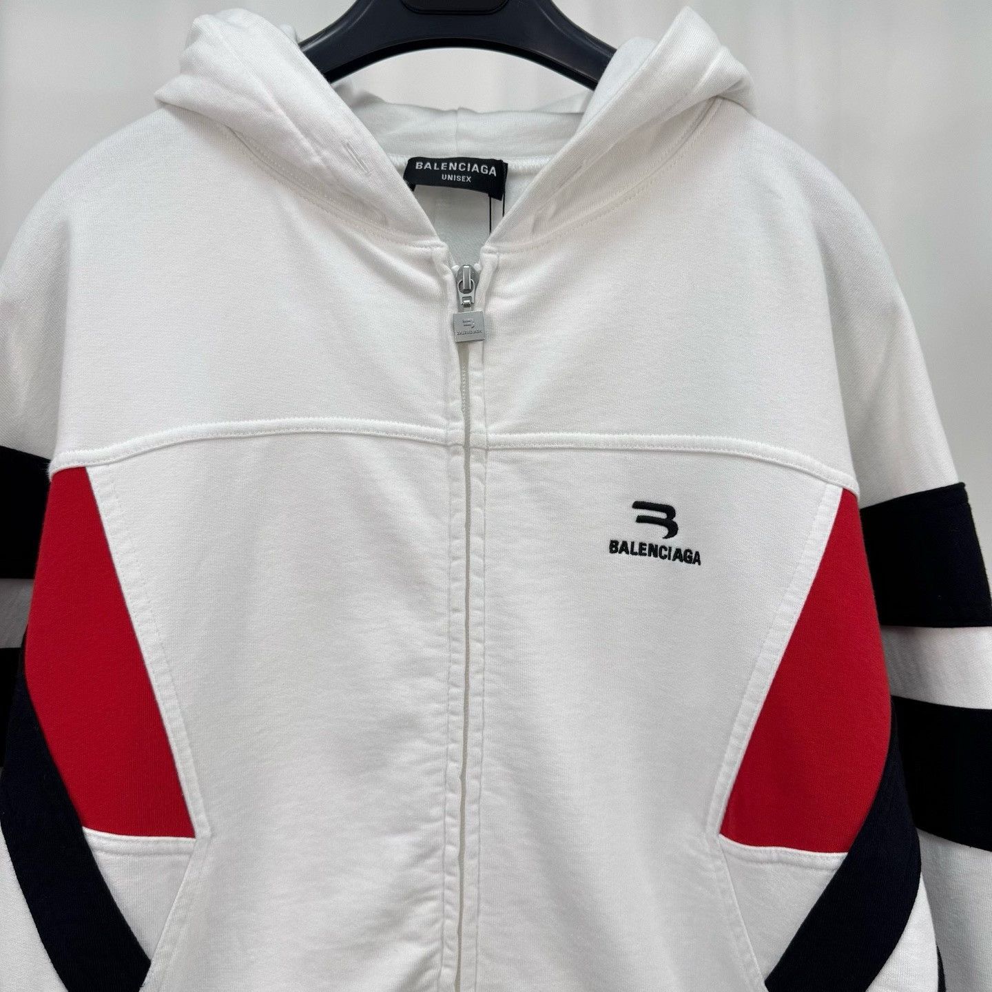 Balenciaga Balenciaga Sporty B Zip-Up Hoodie Size 3 Size US L / EU 52-54 / 3 - 4 Thumbnail