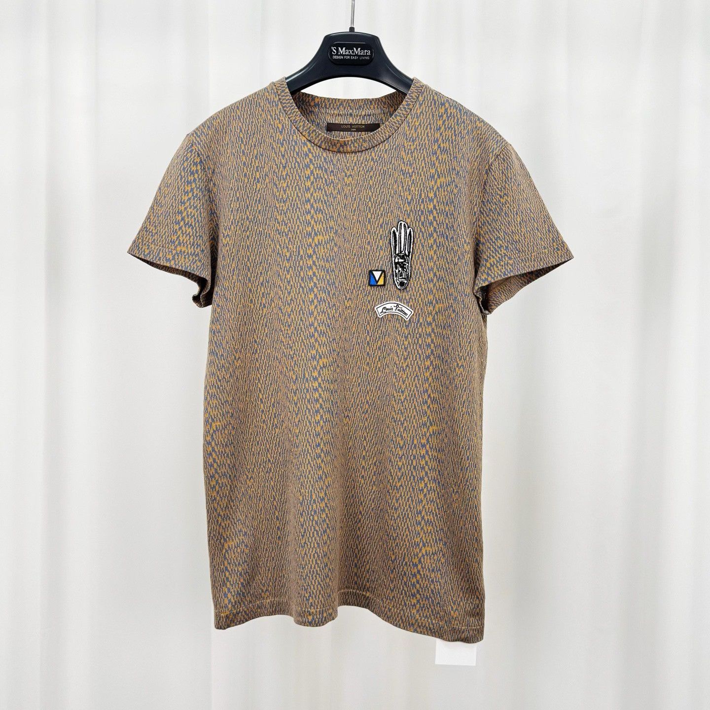 Louis Vuitton Louis Vuitton Embroidered Patch T-Shirt XXS Size US XXS / EU 40 - 2 Thumbnail