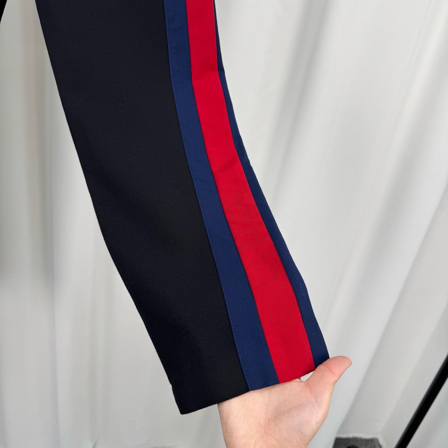 Gucci Gucci Web Stripe Wool Mohair Trousers Size 28 Size US 28 / EU 44 - 5 Thumbnail