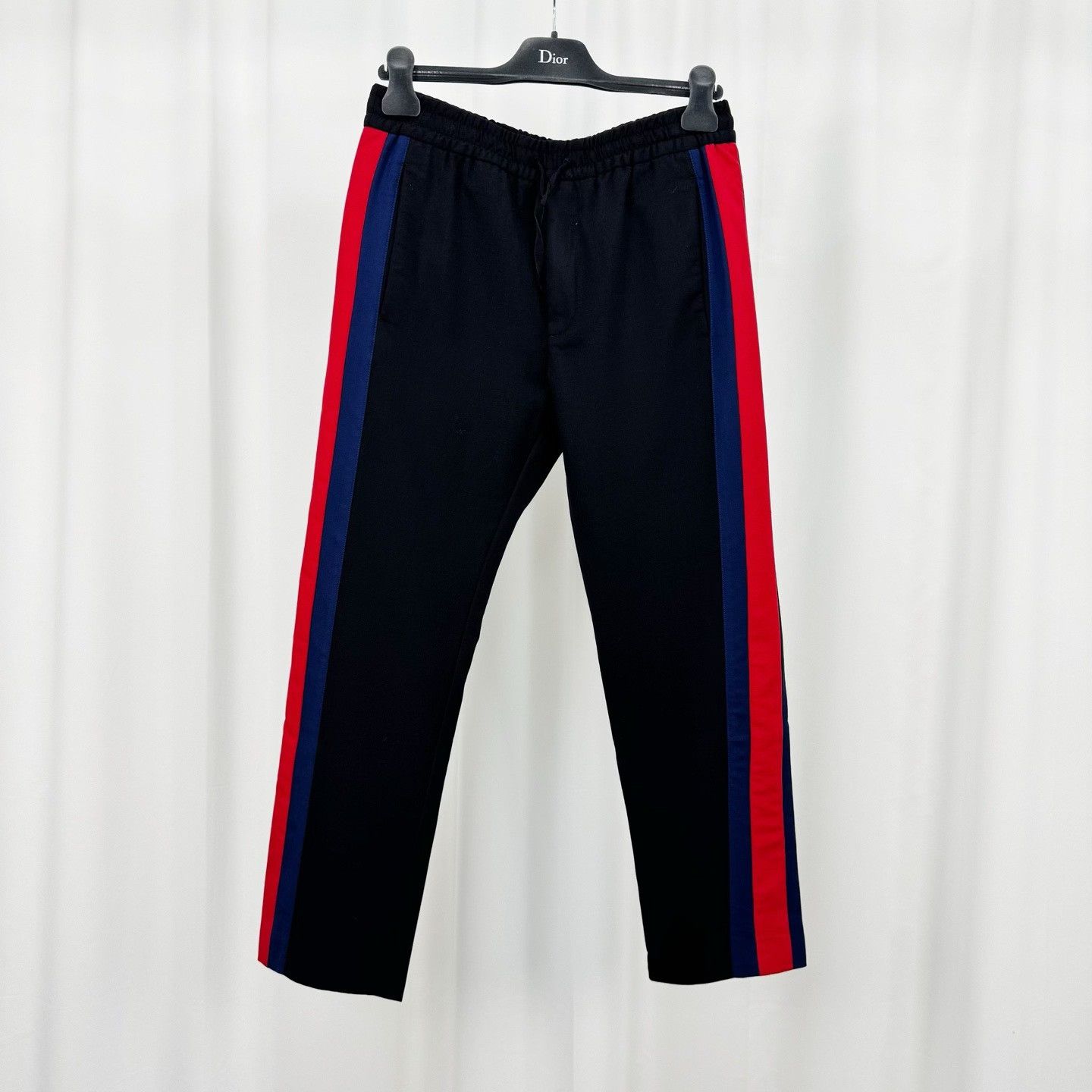 Gucci Gucci Web Stripe Wool Mohair Trousers Size 28 Size US 28 / EU 44 - 2 Thumbnail