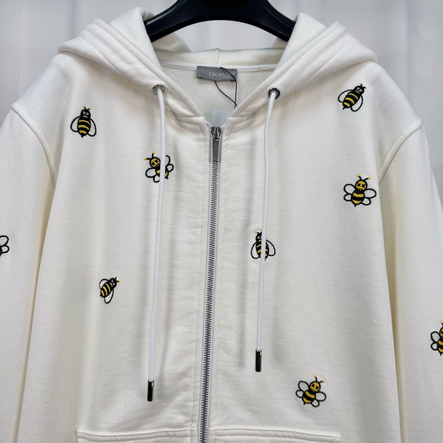 Dior Dior x Kaws Bee Embroidered Zip Hoodie M Size US M / EU 48-50 / 2 - 4 Thumbnail