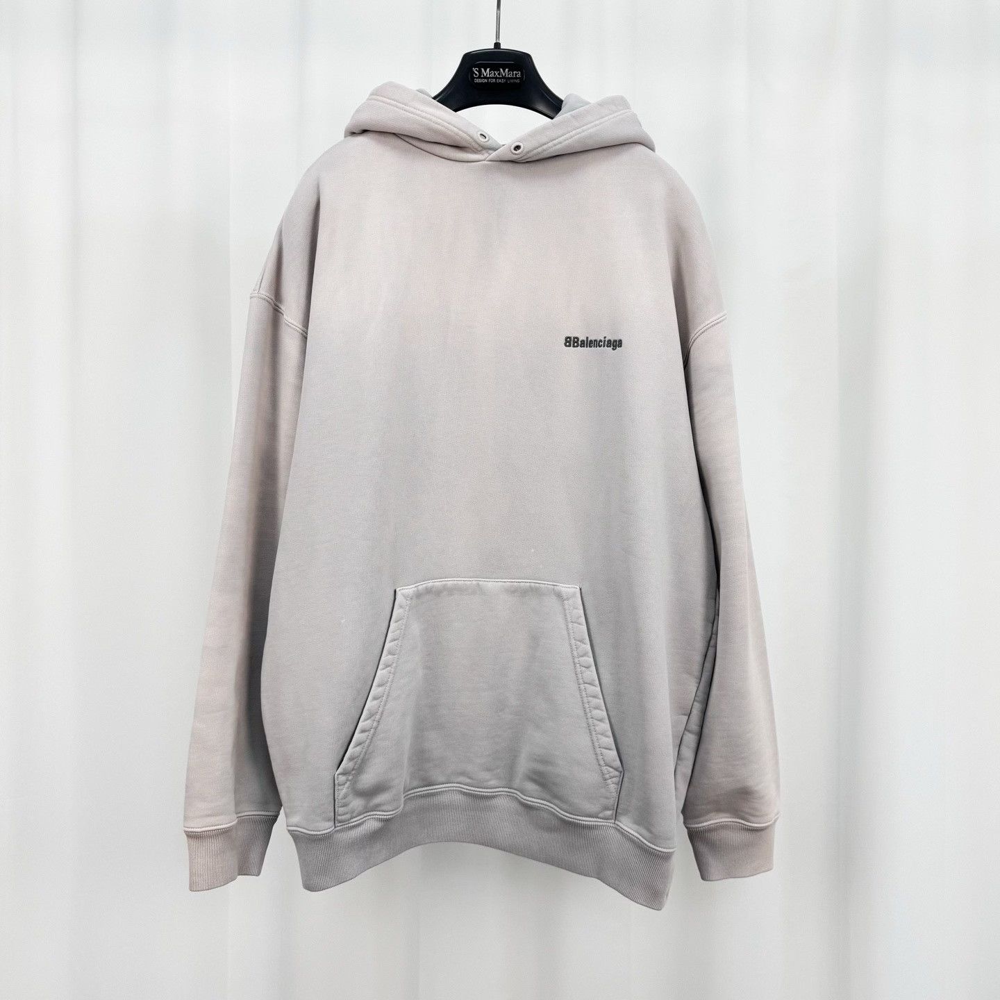 Balenciaga Balenciaga Embroidered BB Logo Hoodie Size S Size US S / EU 44-46 / 1 - 2 Thumbnail