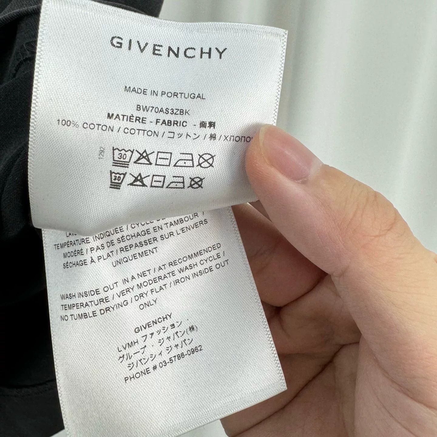 Givenchy Givenchy Flocked Logo Washed T-Shirt XS Size US XS / EU 42 / 0 - 7 Thumbnail