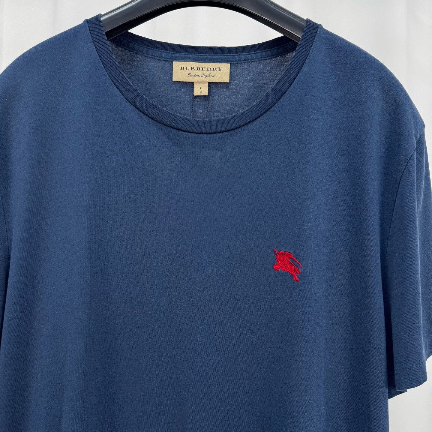 Burberry Burberry Embroidered Logo T-Shirt Size L Size US L / EU 52-54 / 3 - 4 Thumbnail