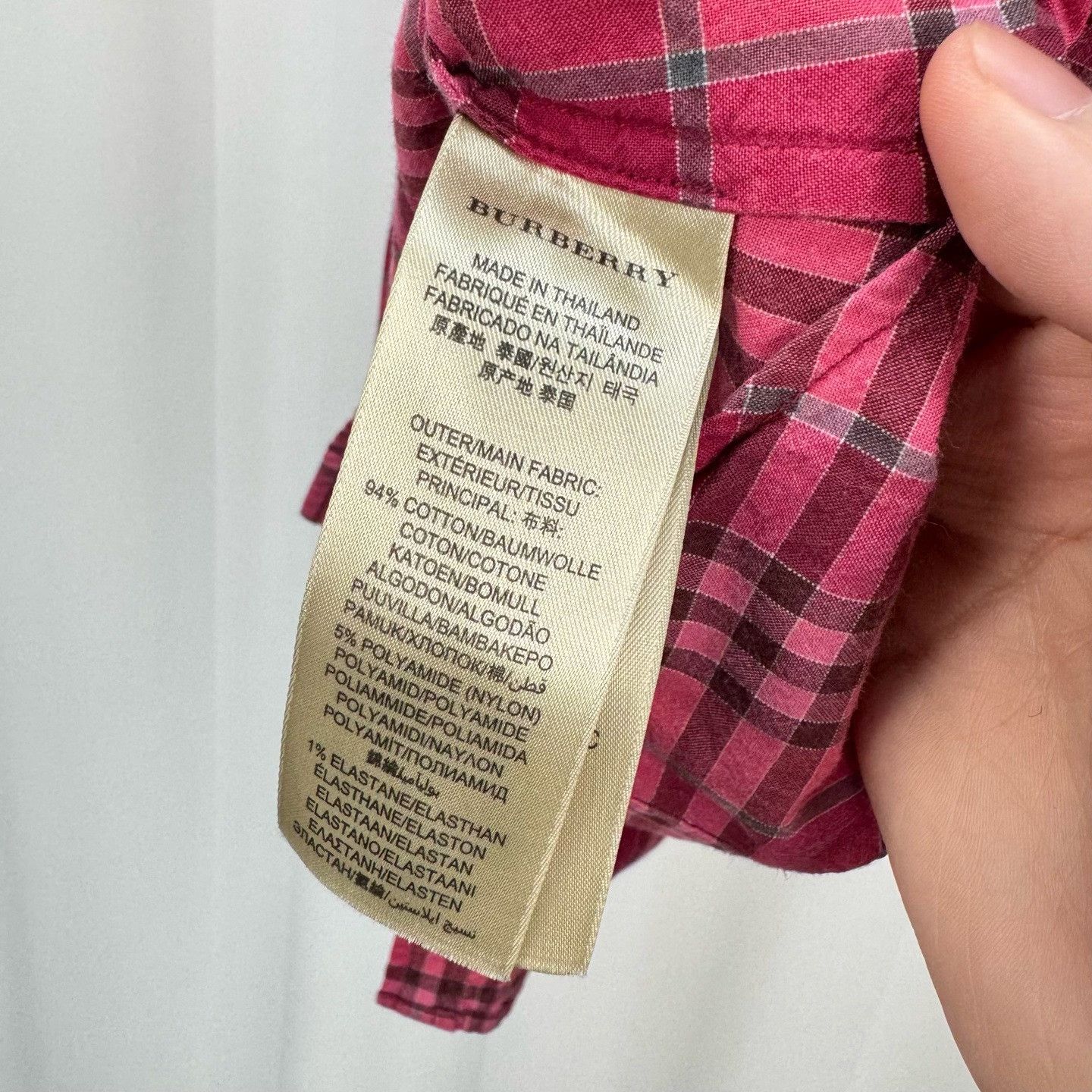 Burberry Burberry Brit Check Pattern Button Up Shirt XS Size US XS / EU 42 / 0 - 7 Thumbnail