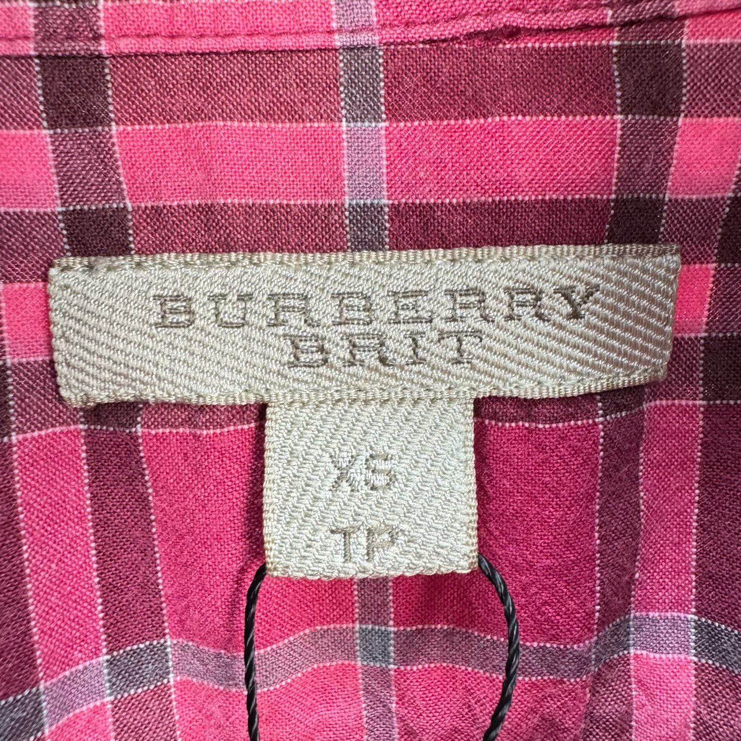 Burberry Burberry Brit Check Pattern Button Up Shirt XS Size US XS / EU 42 / 0 - 6 Thumbnail