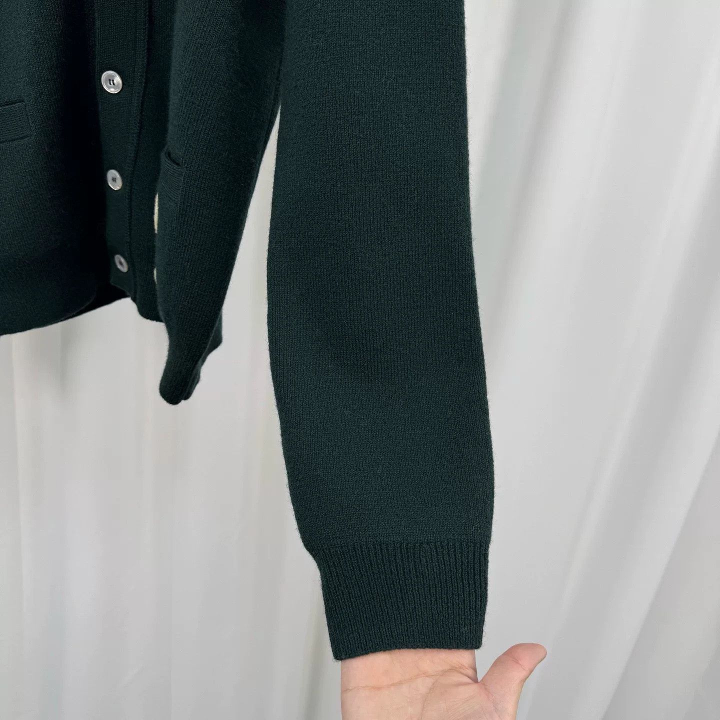 Celine CELINE Logo Embroidered Wool Cardigan S Size US S / EU 44-46 / 1 - 6 Thumbnail