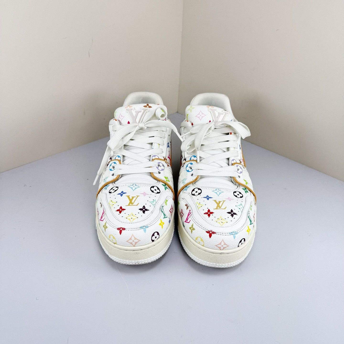 Louis Vuitton Louis Vuitton Murakami Multicolor Trainer Size 7 Size US 7 / EU 40 - 3 Thumbnail