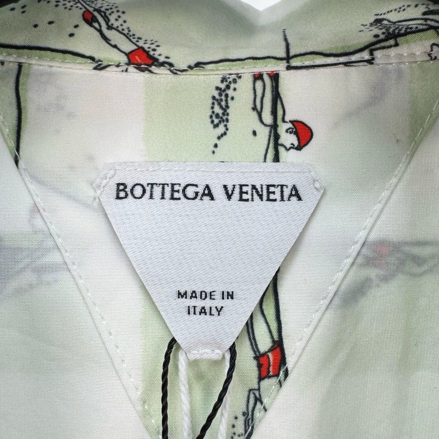 Bottega Veneta Bottega Veneta Striped Dog Print Short Sleeve Shirt 54 Size US L / EU 52-54 / 3 - 6 Thumbnail