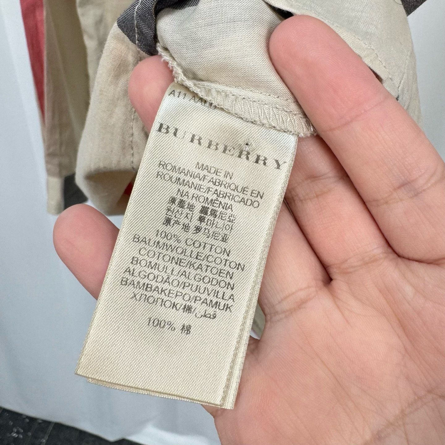 Burberry Burberry Mega Check Cotton Shirt Size M Size US M / EU 48-50 / 2 - 7 Thumbnail