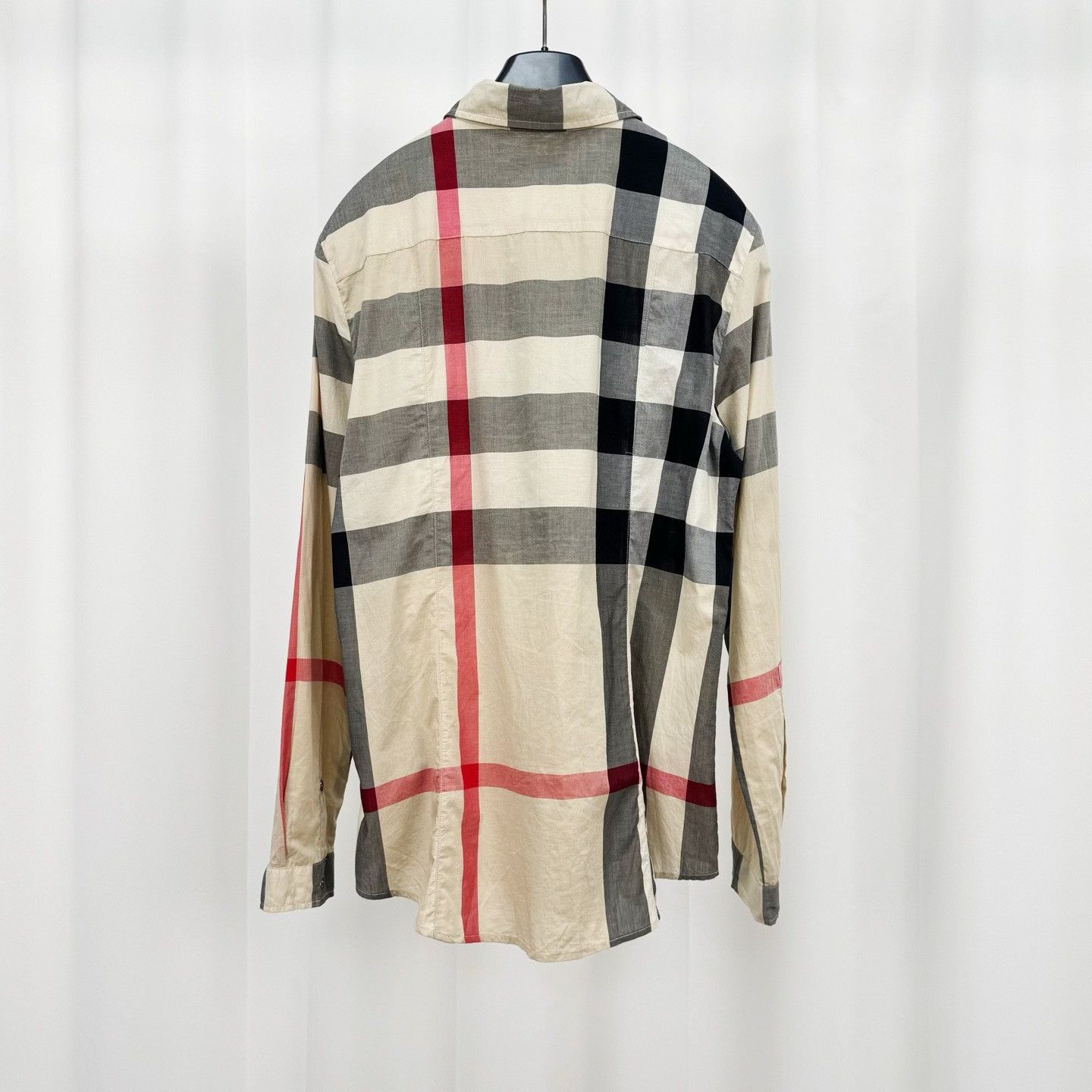 Burberry Burberry Mega Check Cotton Shirt Size M Size US M / EU 48-50 / 2 - 3 Thumbnail