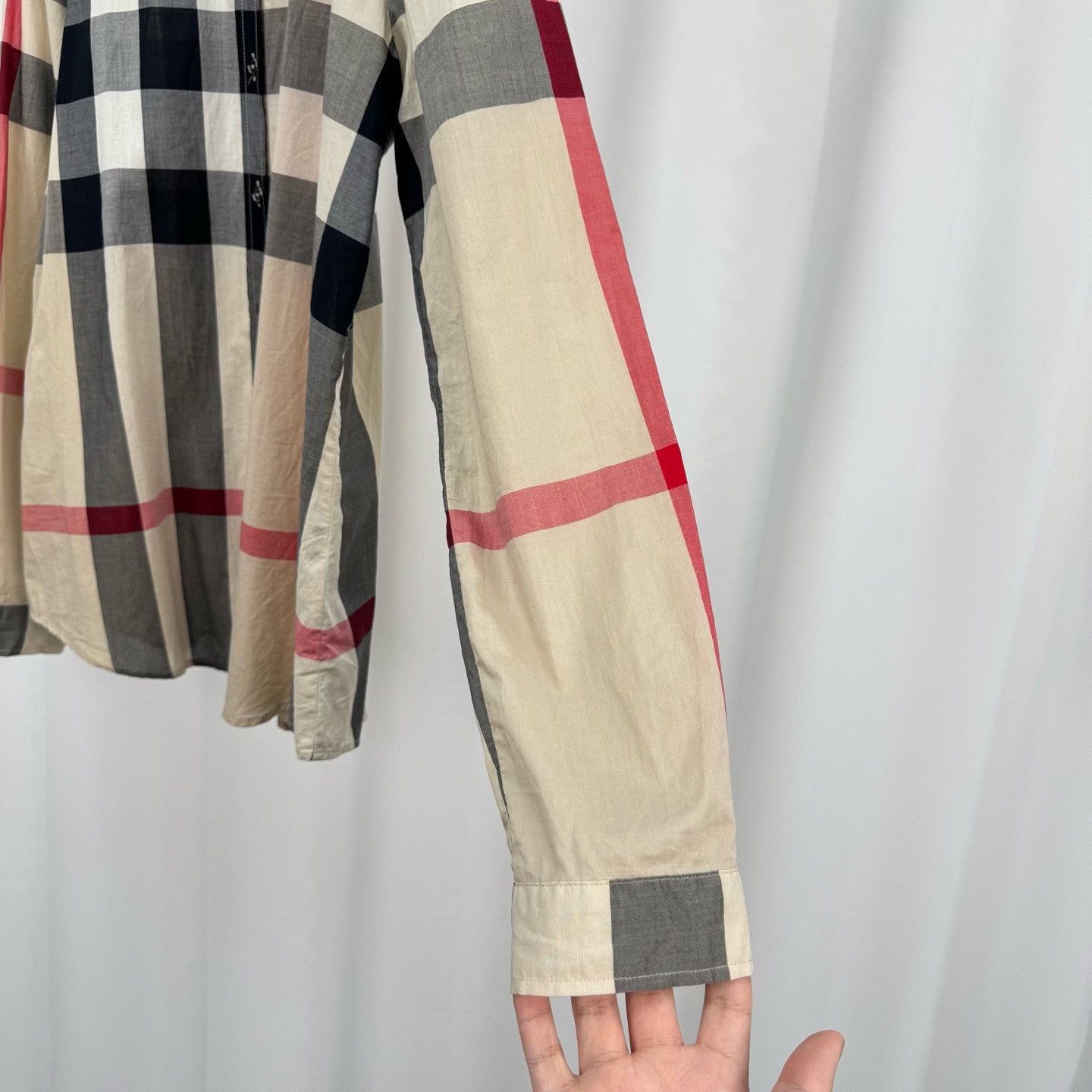 Burberry Burberry Mega Check Cotton Shirt Size M Size US M / EU 48-50 / 2 - 5 Thumbnail
