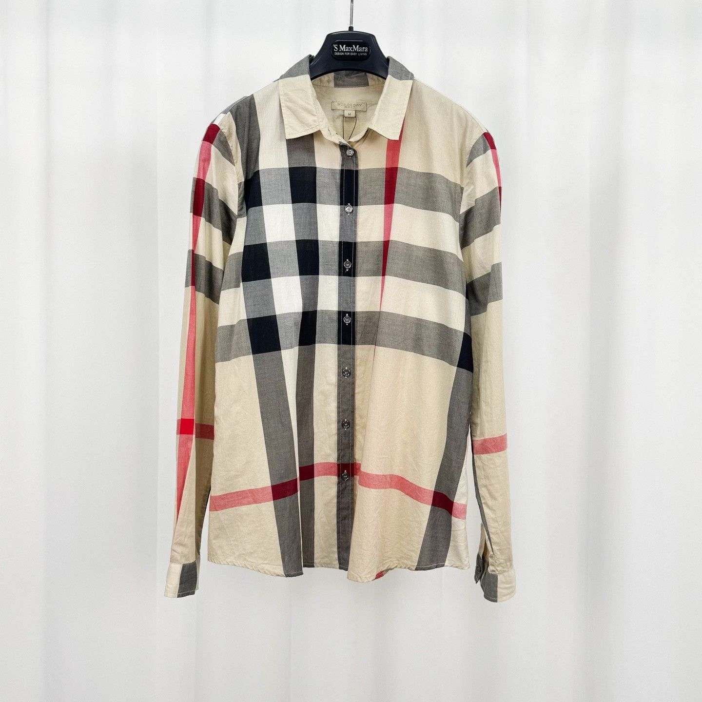 Burberry Burberry Mega Check Cotton Shirt Size M Size US M / EU 48-50 / 2 - 2 Thumbnail