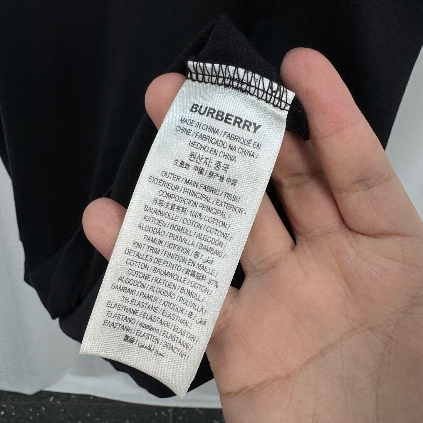 Burberry Burberry Embroidered TB Logo T-Shirt XXL Size US XXL / EU 58 / 5 - 7 Thumbnail