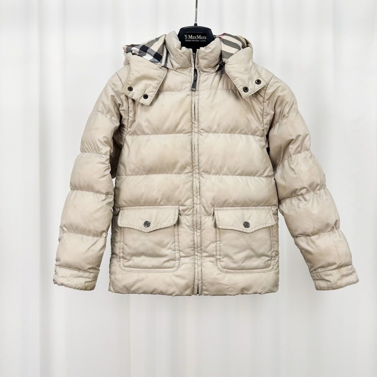 Burberry Burberry Check Lined Puffer Jacket 8Y Size US XXS / EU 40 - 2 Thumbnail